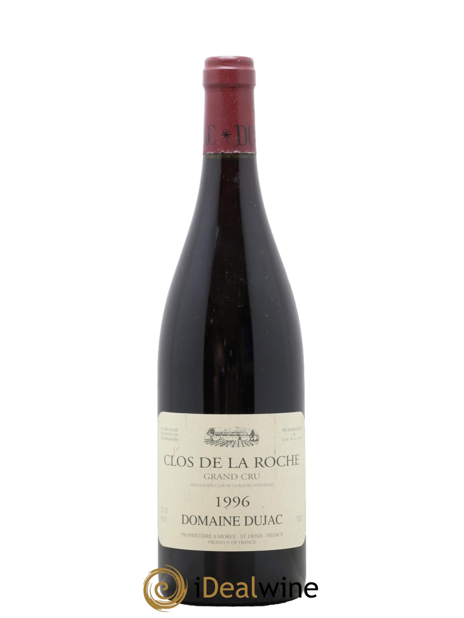 Clos de la Roche Grand Cru Dujac (Domaine) 1996 - Lot de 1 bouteille - 0