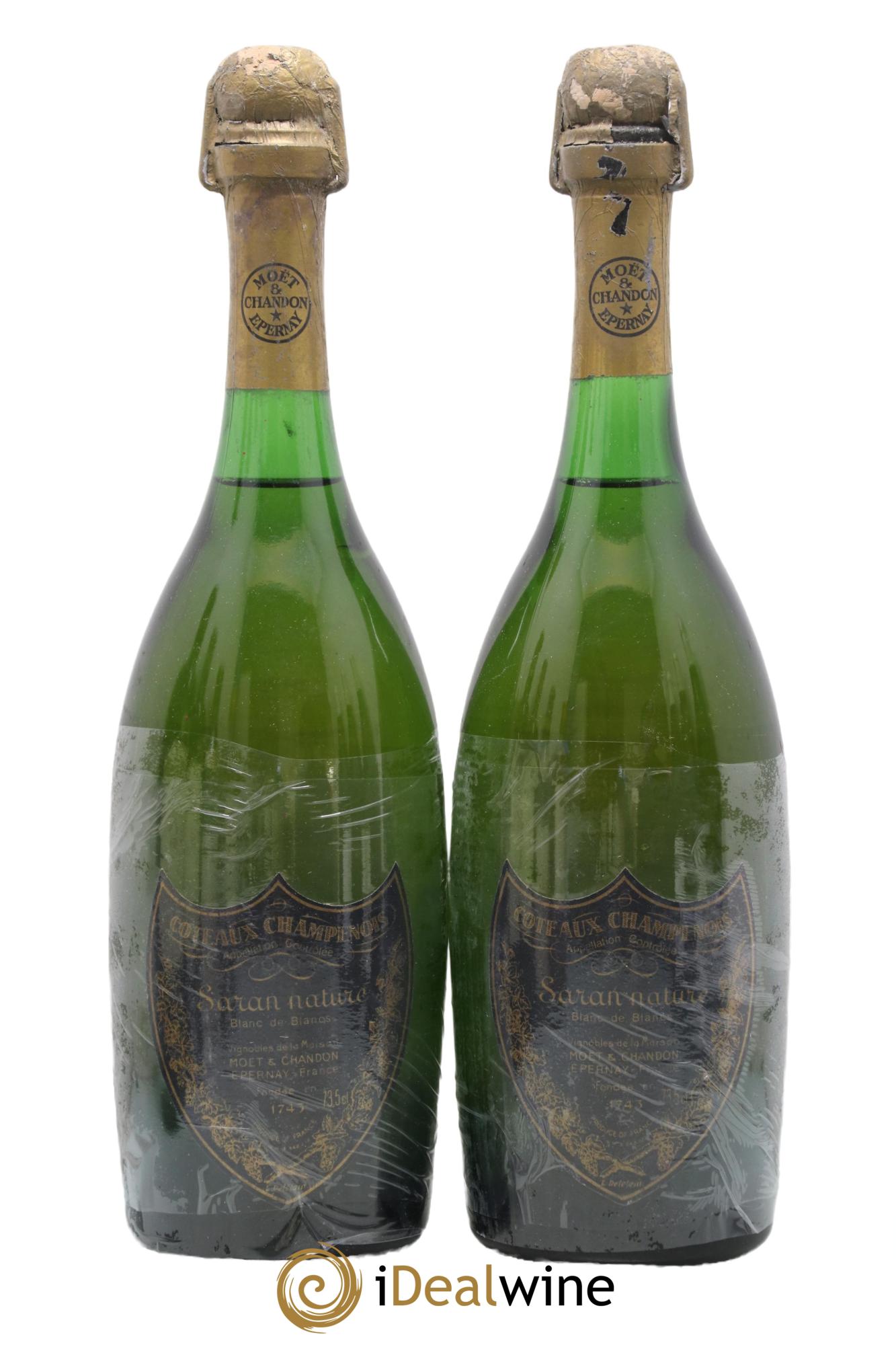 Saran Blanc de Blancs Moët et Chandon  - Lot of 2 bottles - 0