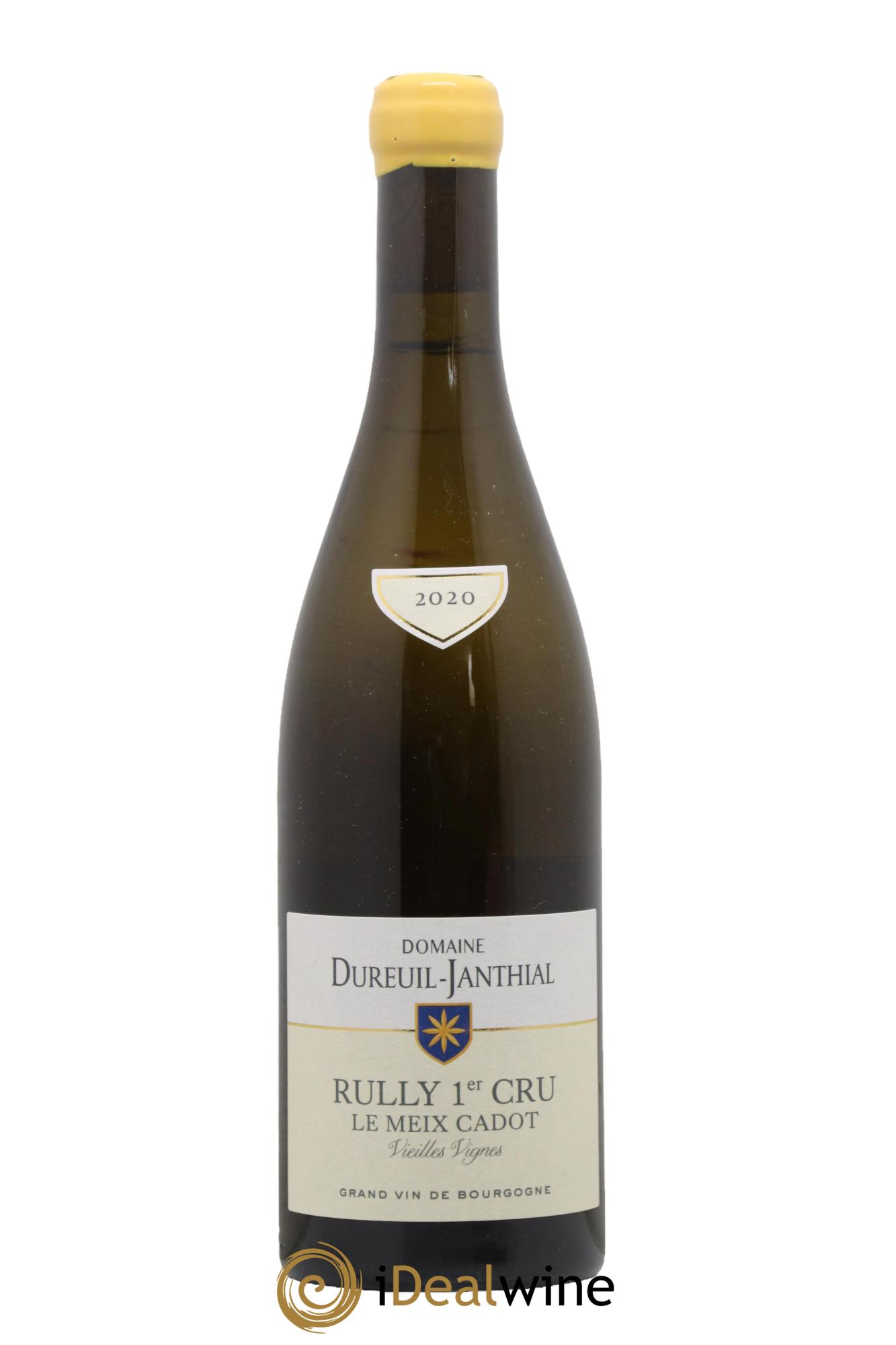 Rully 1er Cru Le Meix Cadot Vieilles Vignes Vincent Dureuil-Janthial 2020 - Lot de 1 bouteille - 0