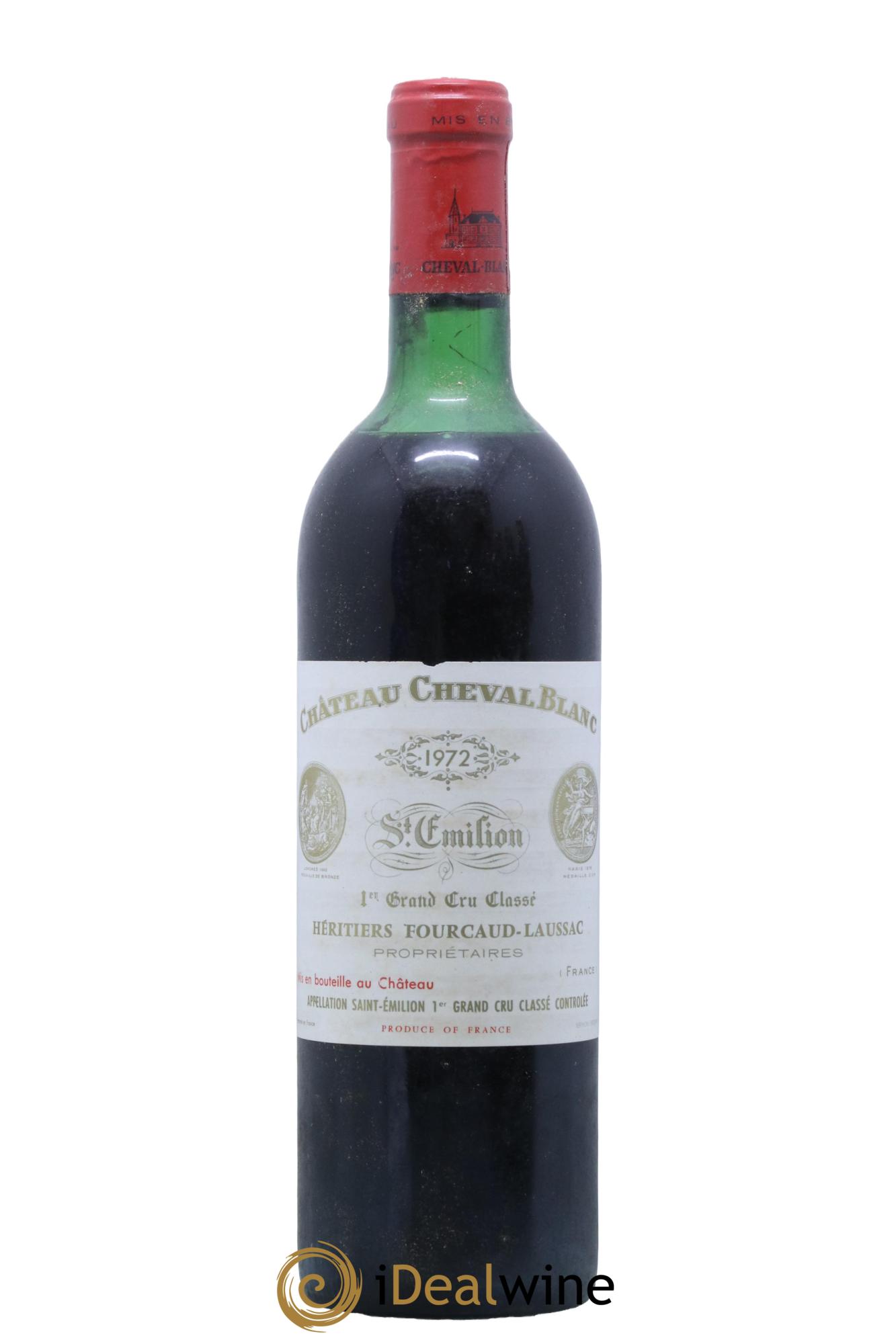 Château Cheval Blanc 1er Grand Cru Classé A 1972 - Posten von 1 Flasche - 0