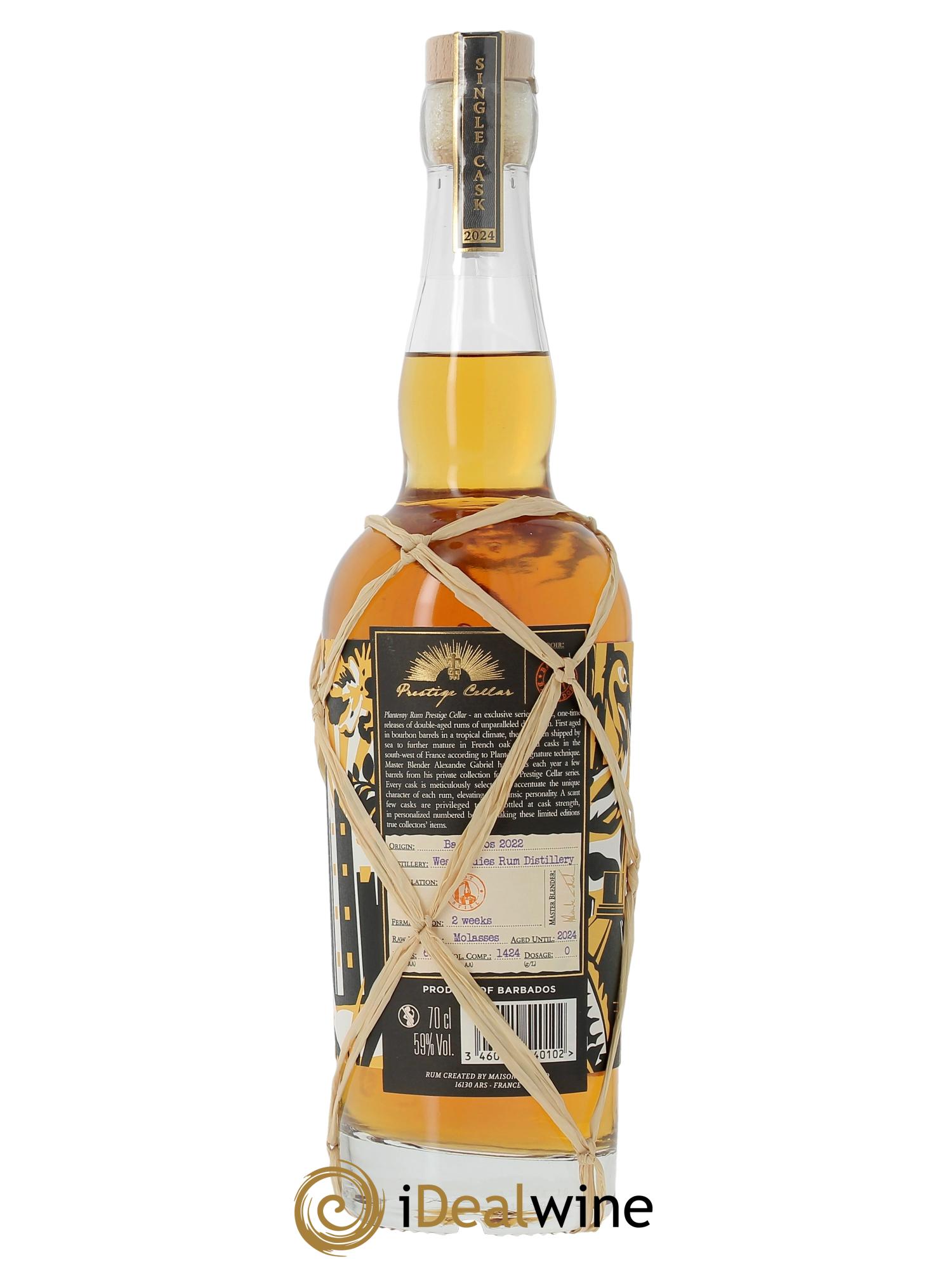 Rhum Planteray Rum 2022 Barbados High Ester WLP 2024 Foundations  - Posten von 1 Flasche - 2