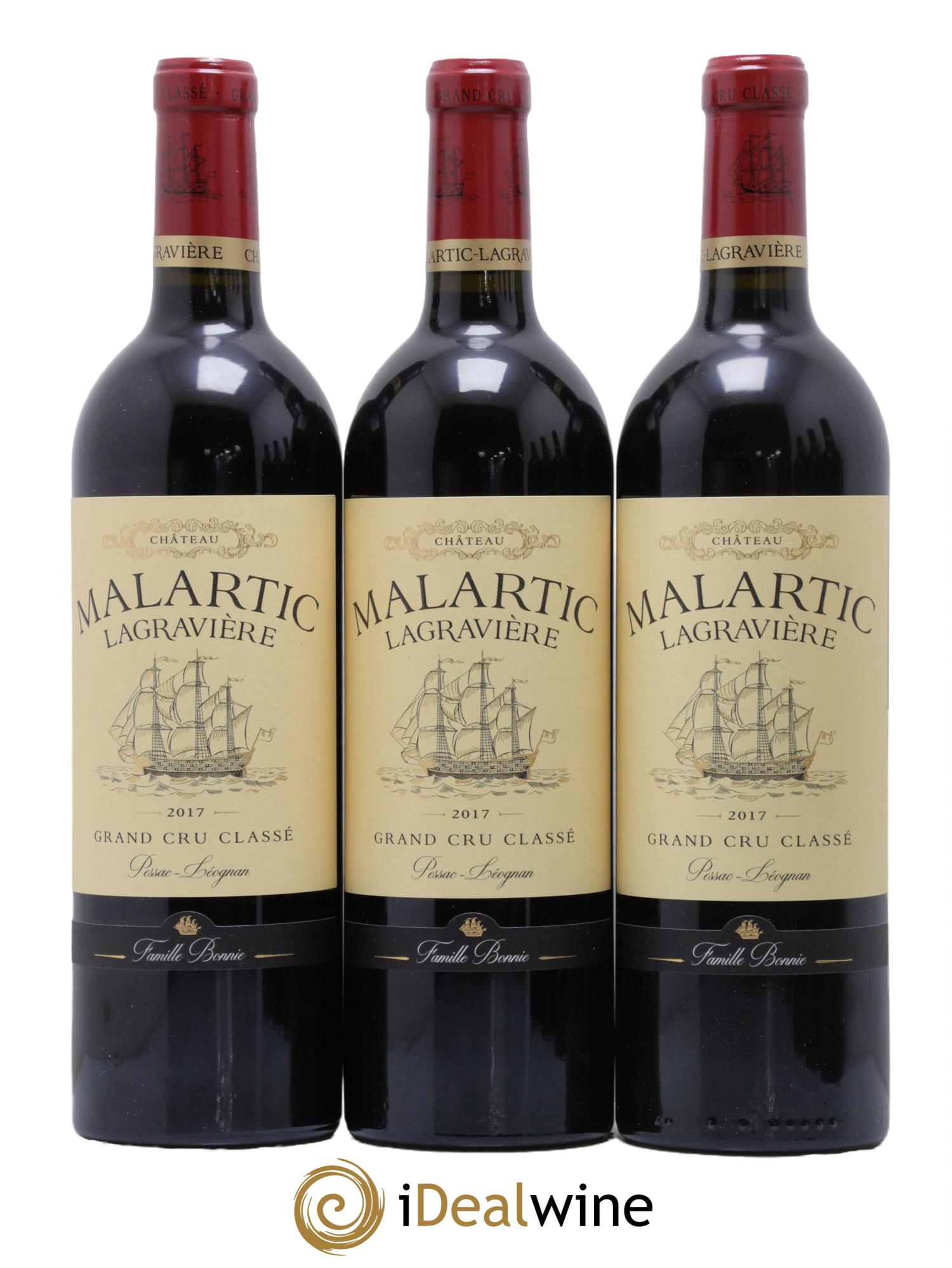 Château Malartic-Lagravière Cru Classé de Graves  2017 - Lotto di 6 bottiglie - 2