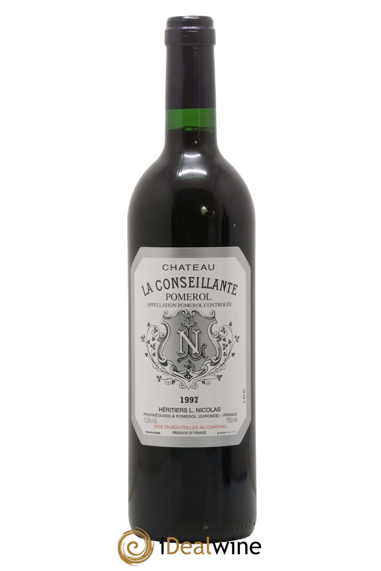 Château la Conseillante  1997 - Lot de 1 bouteille - 0