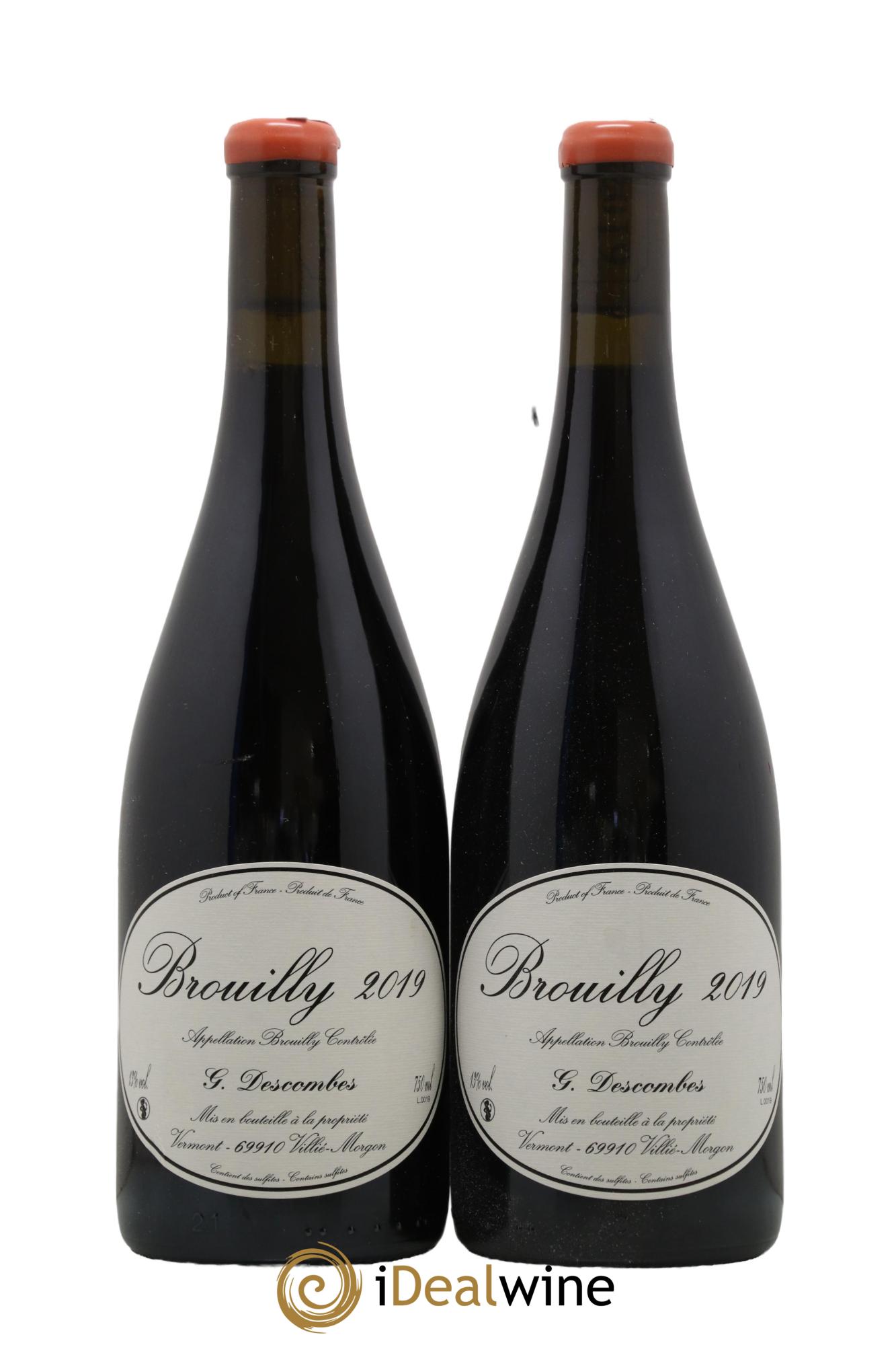 Brouilly Vieilles vignes Georges Descombes (Domaine) 2019 - Lot of 2 bottles - 0