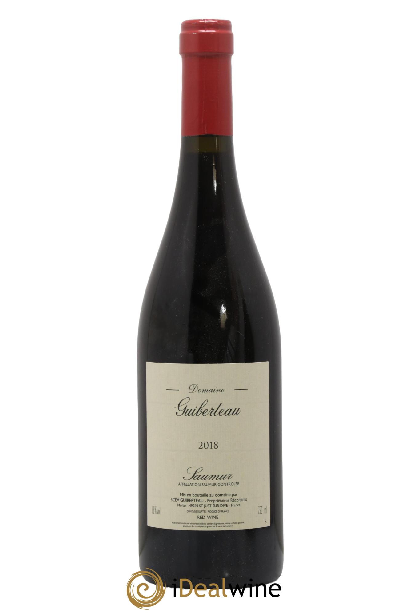 Saumur Domaine Guiberteau  2018 - Lotto di 1 bottiglia - 0