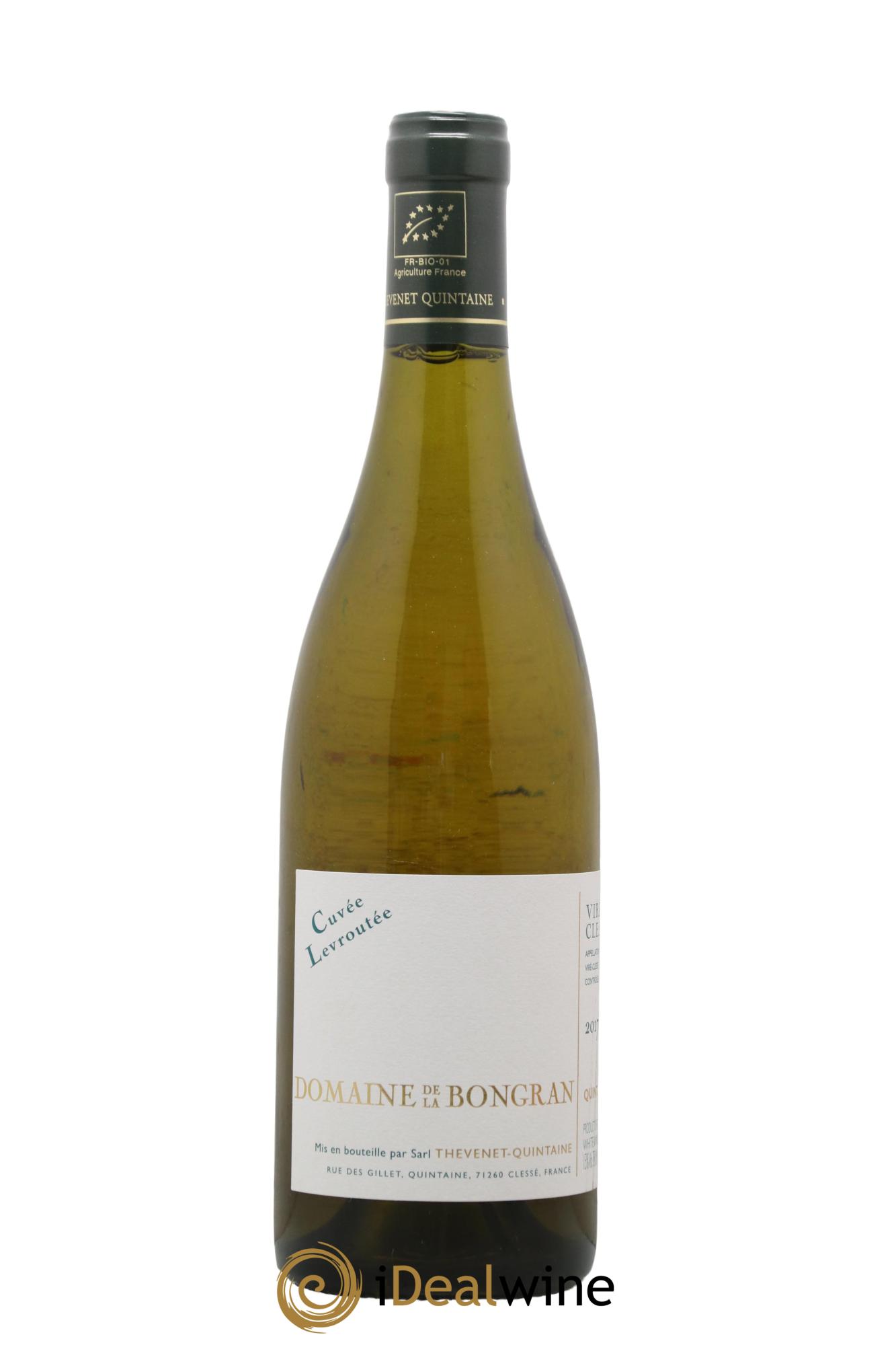 Viré-Clessé Cuvée Levroutée Domaine de la Bongran (J.Thevenet) 2017 - Lot de 1 bouteille - 0