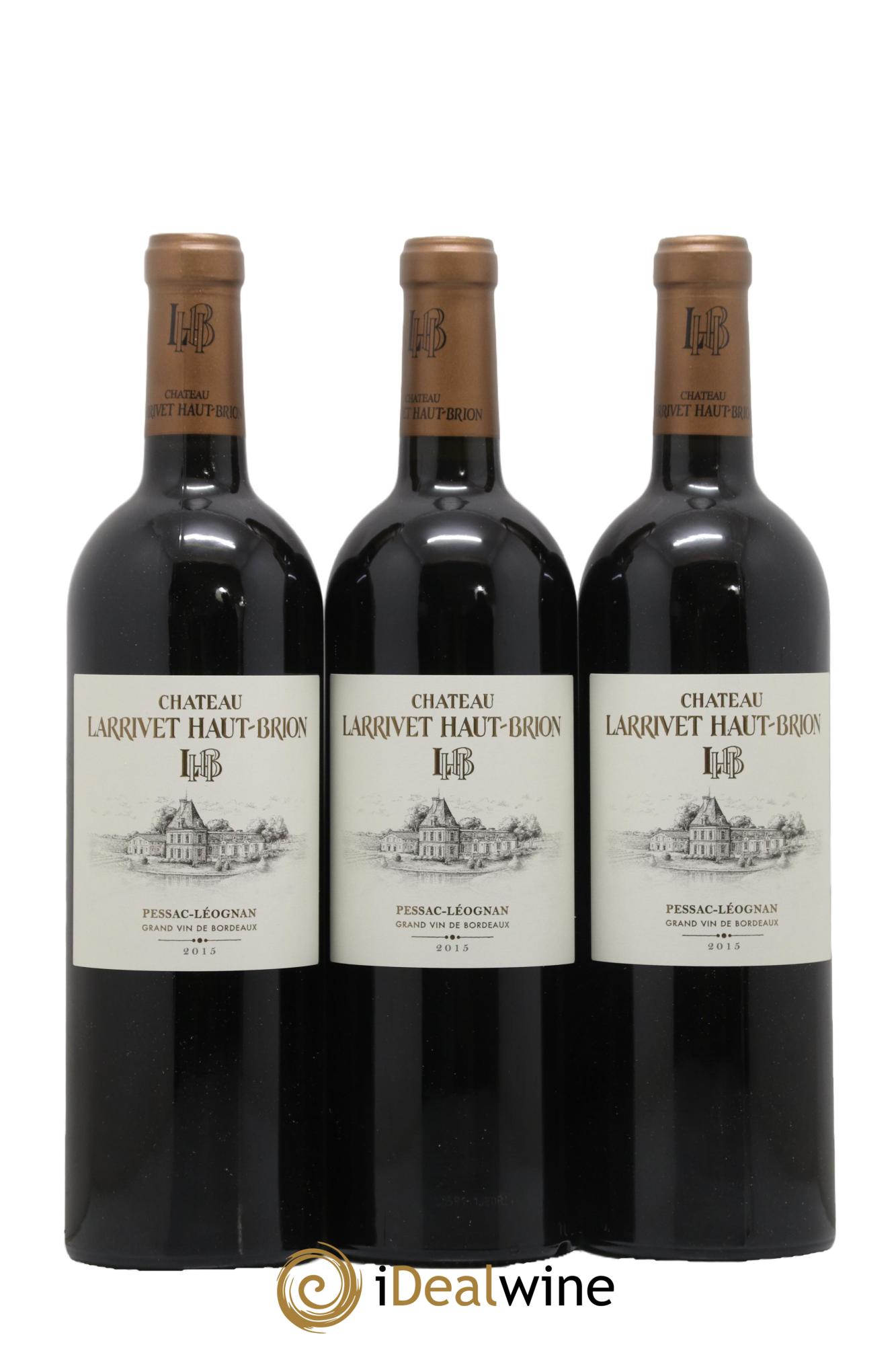 Château Larrivet Haut-Brion 2015 - Lot of 6 bottles - 1