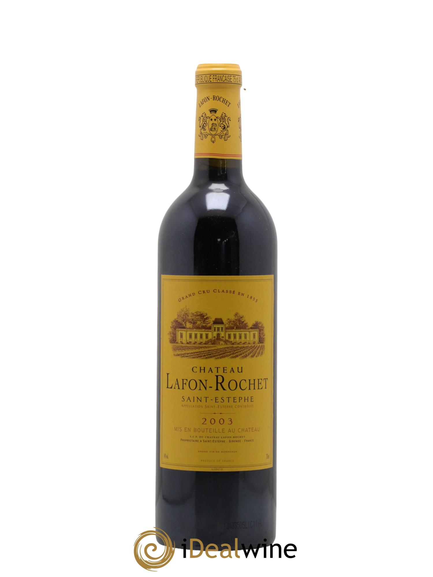 Château Lafon Rochet 4ème Grand Cru Classé 2003 - Posten von 1 Flasche - 0