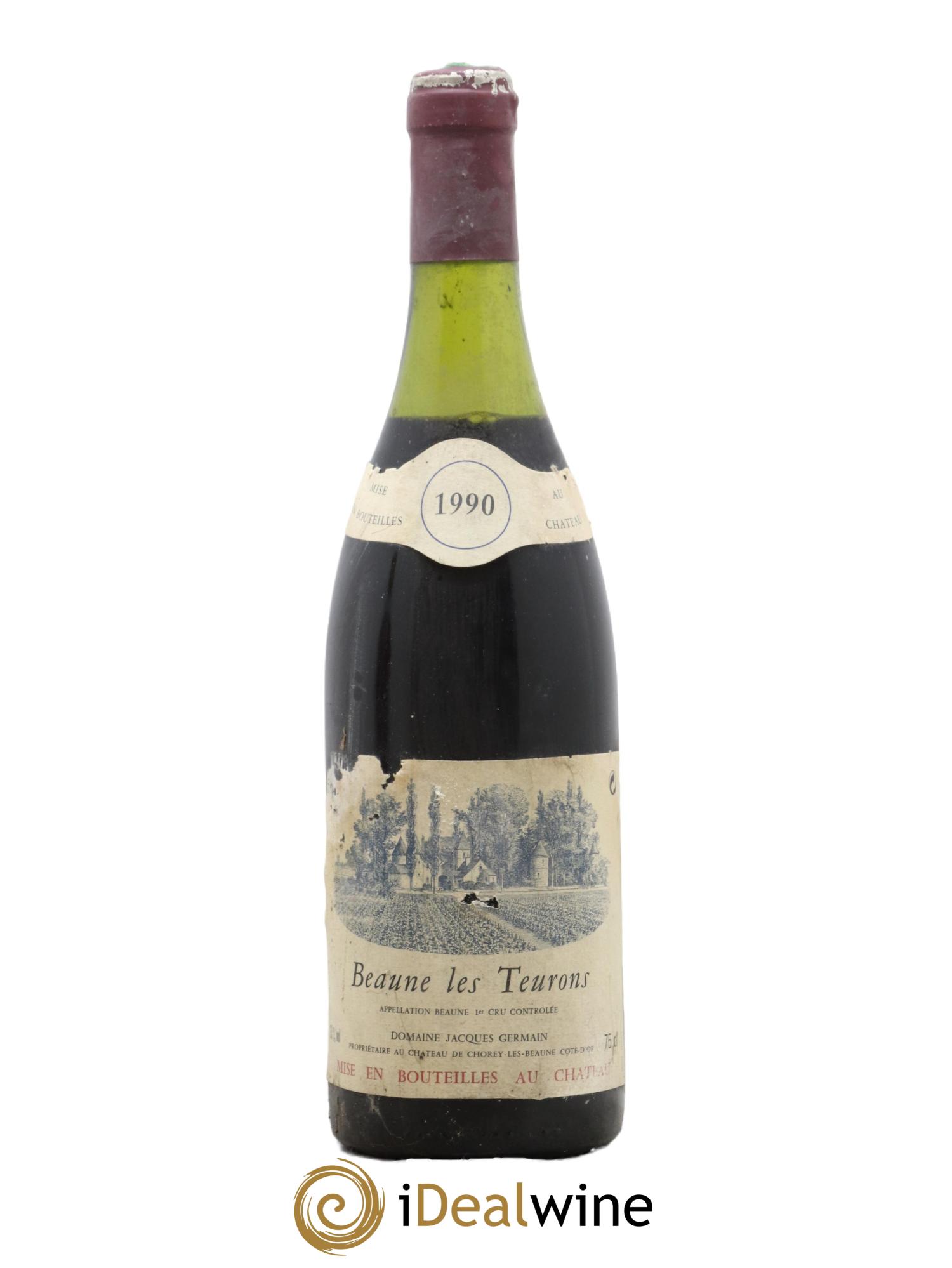 Beaune 1er Cru Teurons F Germain 1990 - Lot of 1 bottle - 0