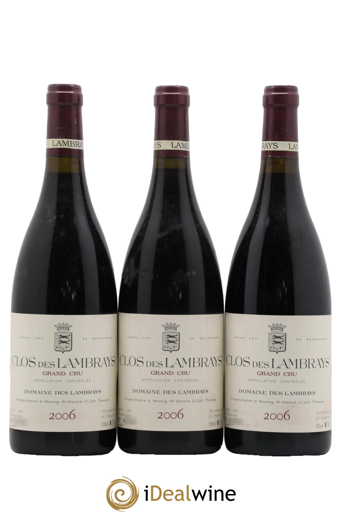 Clos des Lambrays Grand Cru Domaine des Lambrays 2006 - Lotto di 6 bottiglie - 1