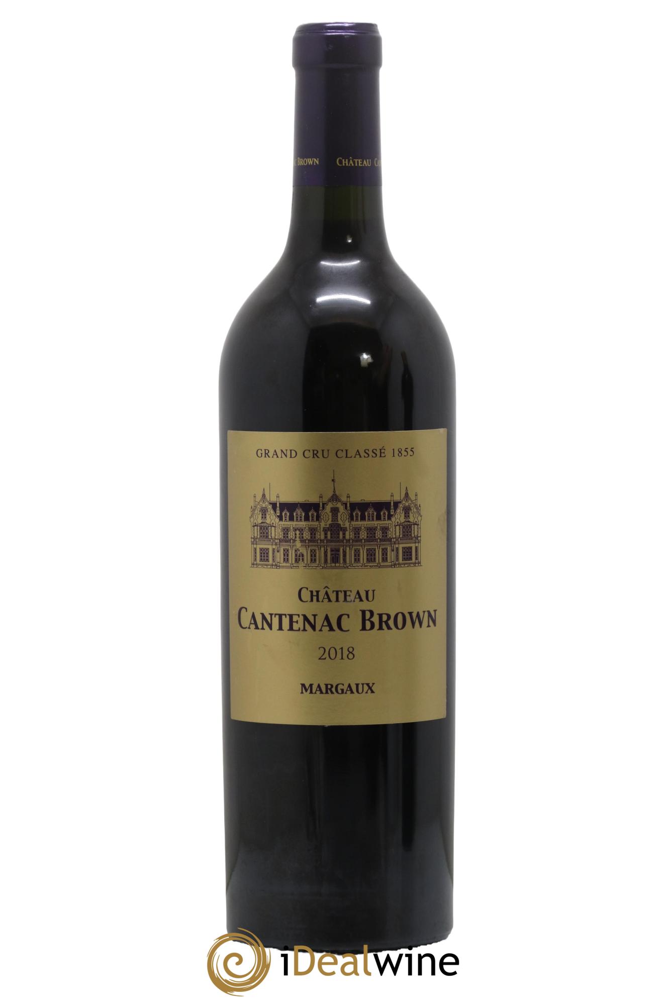 Château Cantenac Brown 3ème Grand Cru Classé 2018 - Lot de 1 bouteille - 0