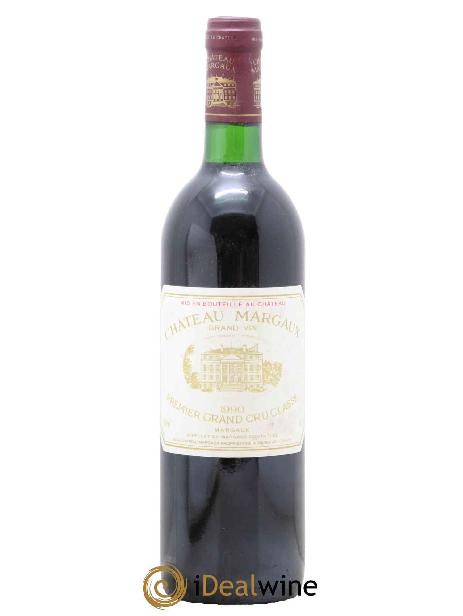 Château Margaux 1er Grand Cru Classé  1990 - Lot de 1 bouteille - 0