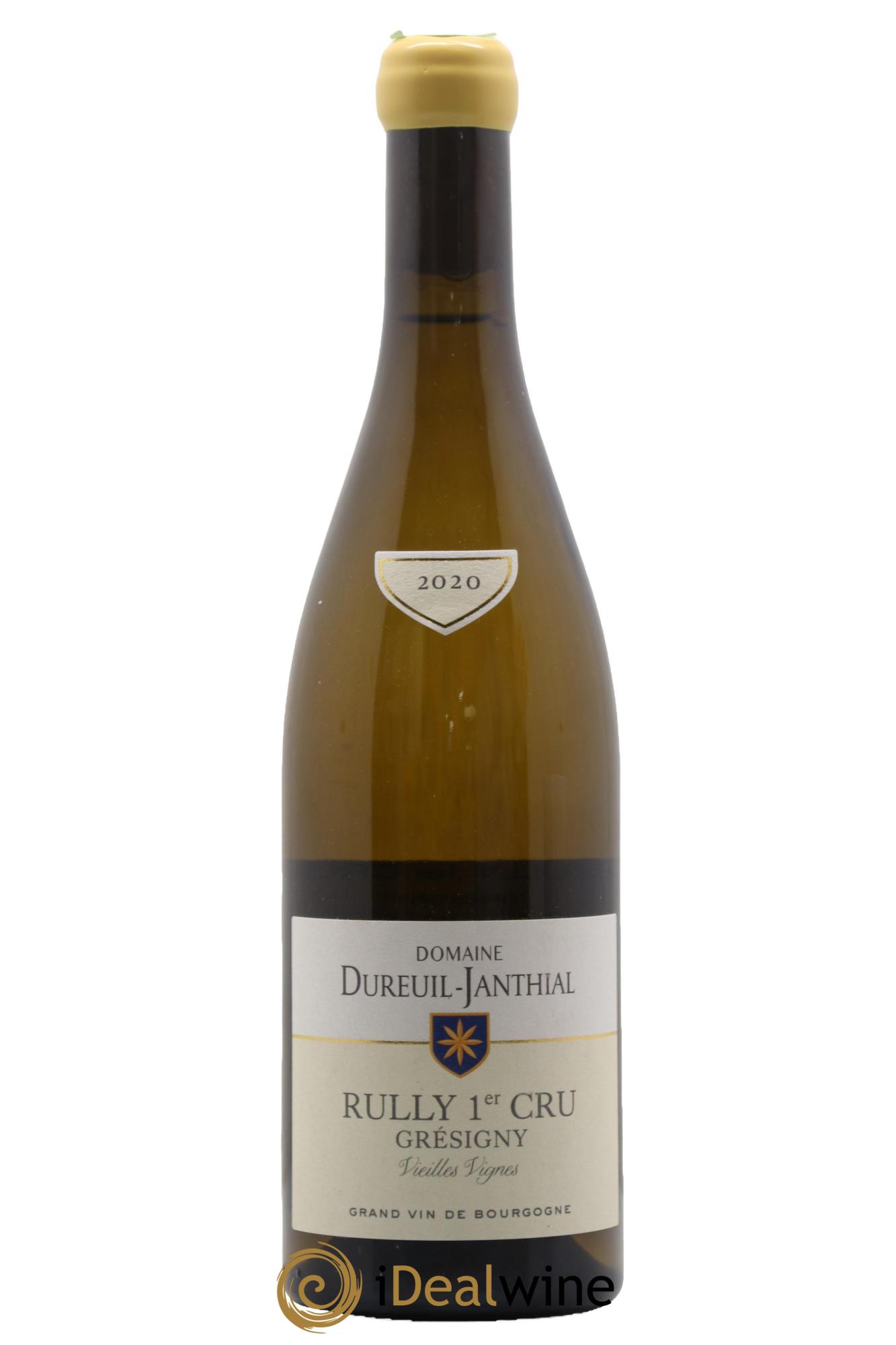 Rully 1er Cru Grésigny Vieilles Vignes Vincent Dureuil-Janthial 2020 - Lot of 1 bottle - 0