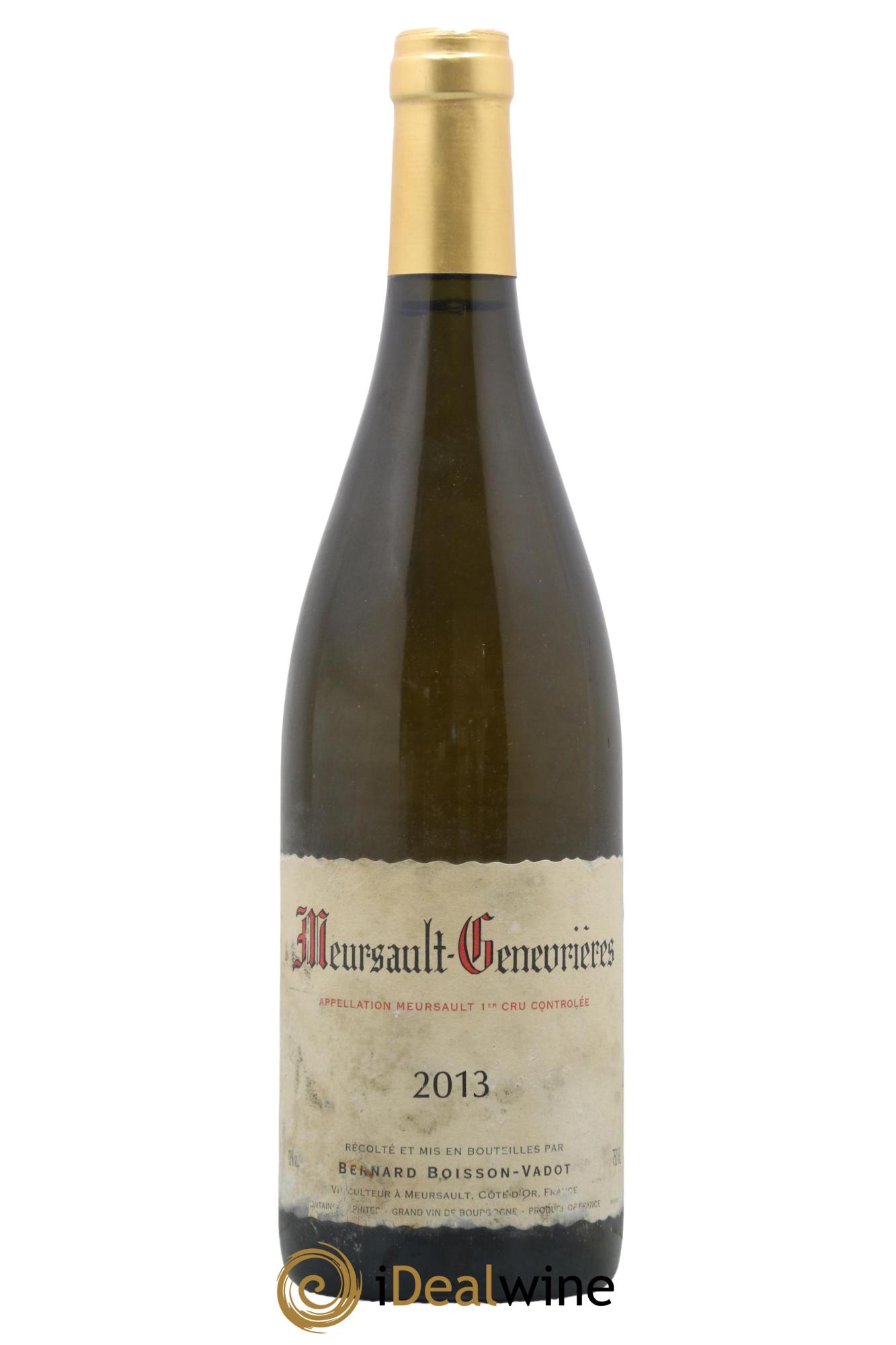 Meursault 1er Cru Genevrières Boisson-Vadot (Domaine) 2013 - Lotto di 1 bottiglia - 0