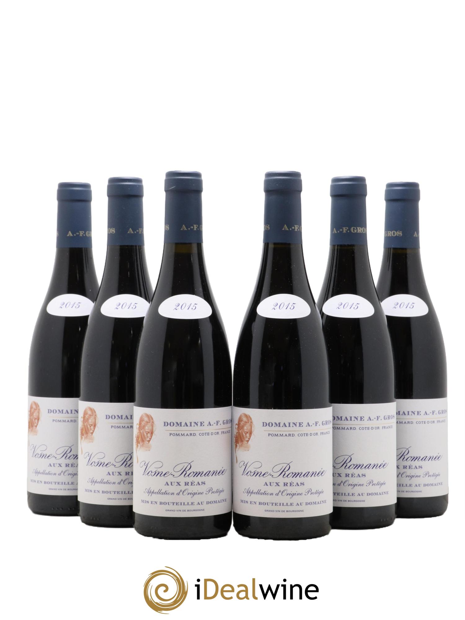 Vosne-Romanée Aux Reas A.-F. Gros 2015 - Posten von 6 Flaschen - 0