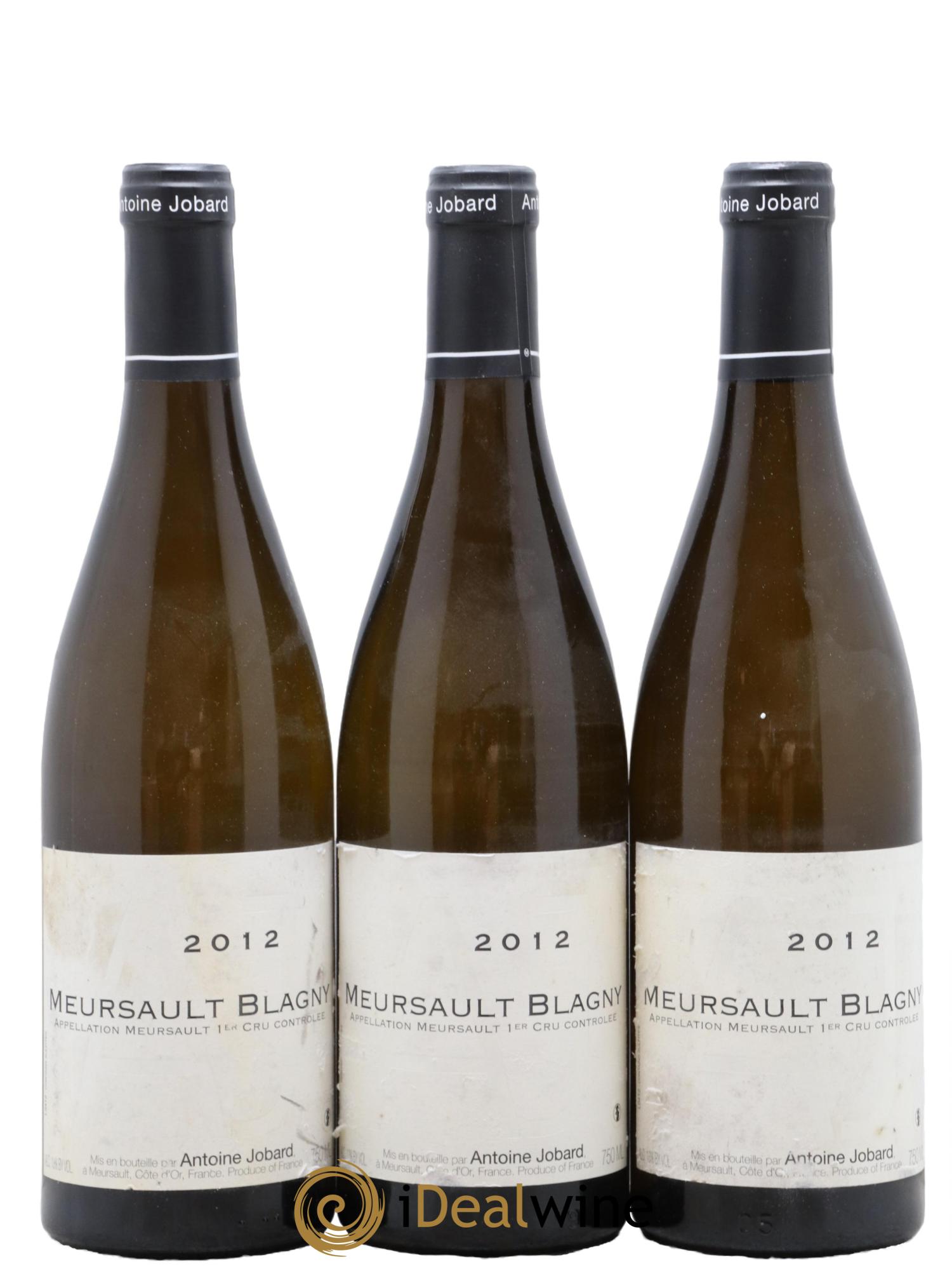 Meursault 1er Cru Blagny François et Antoine Jobard (Domaine)  2012 - Lot of 3 bottles - 0