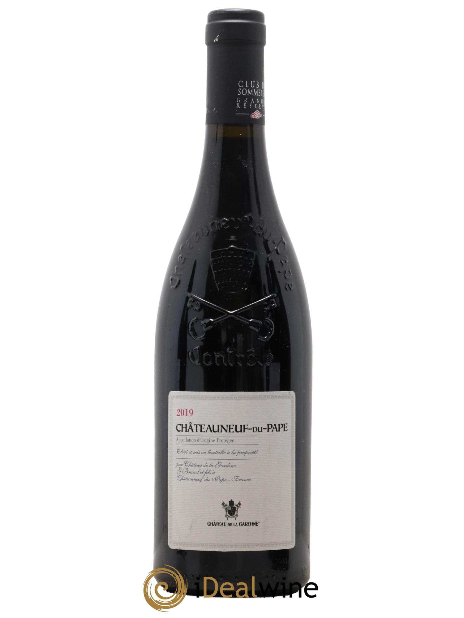 Châteauneuf-du-Pape Château La Gardine Club des Sommeliers 2019 - Lot de 1 bouteille - 0