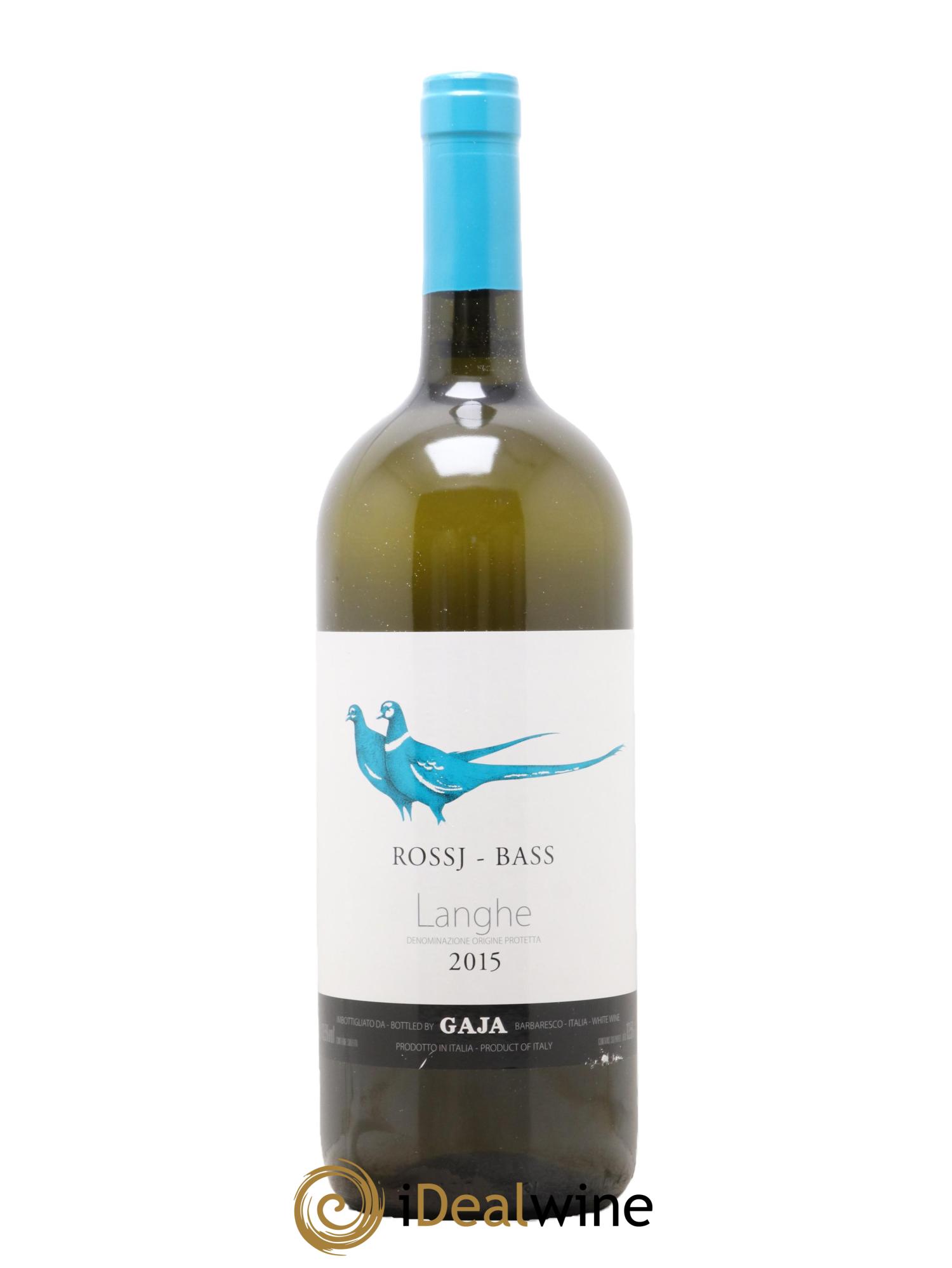 Langhe Bianco Gaja Rossj Bass 2015 - Lot of 1 magnum - 0