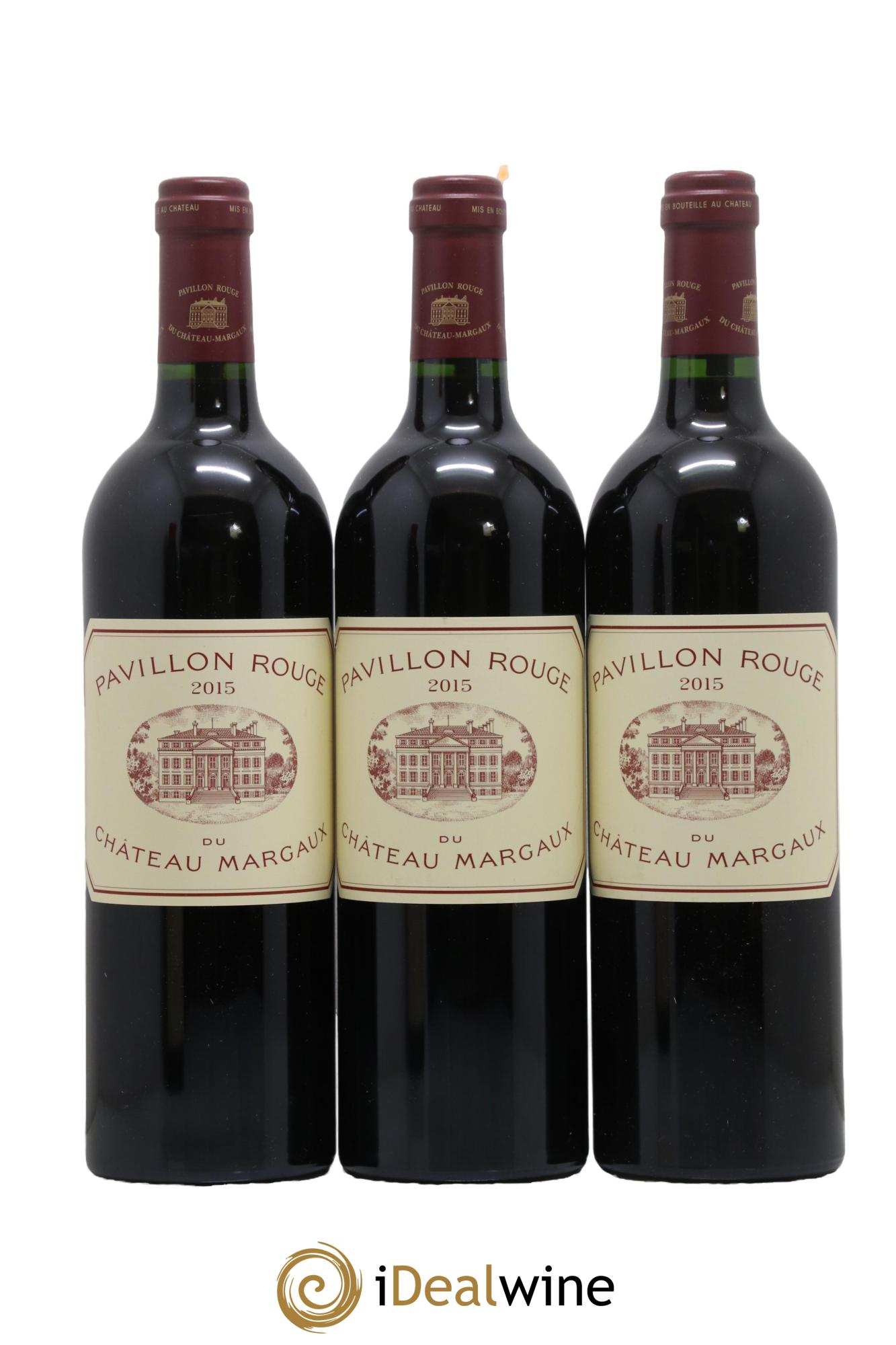 Pavillon Rouge du Château Margaux Second Vin 2015 - Lot de 3 bouteilles - 0