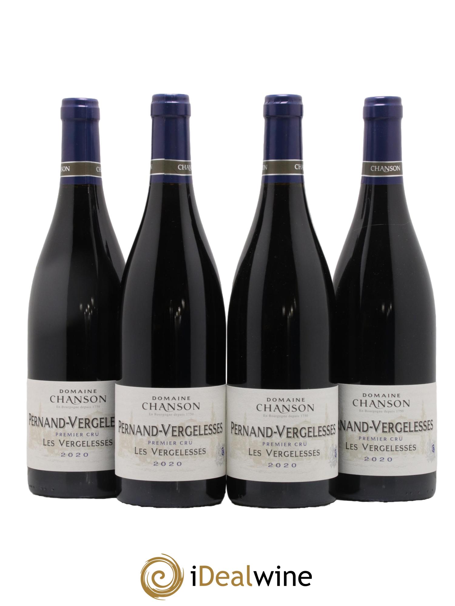 Pernand-Vergelesses 1er Cru Les Vergelesses Chanson (Domaine) 2020 - Lot de 4 bouteilles - 0