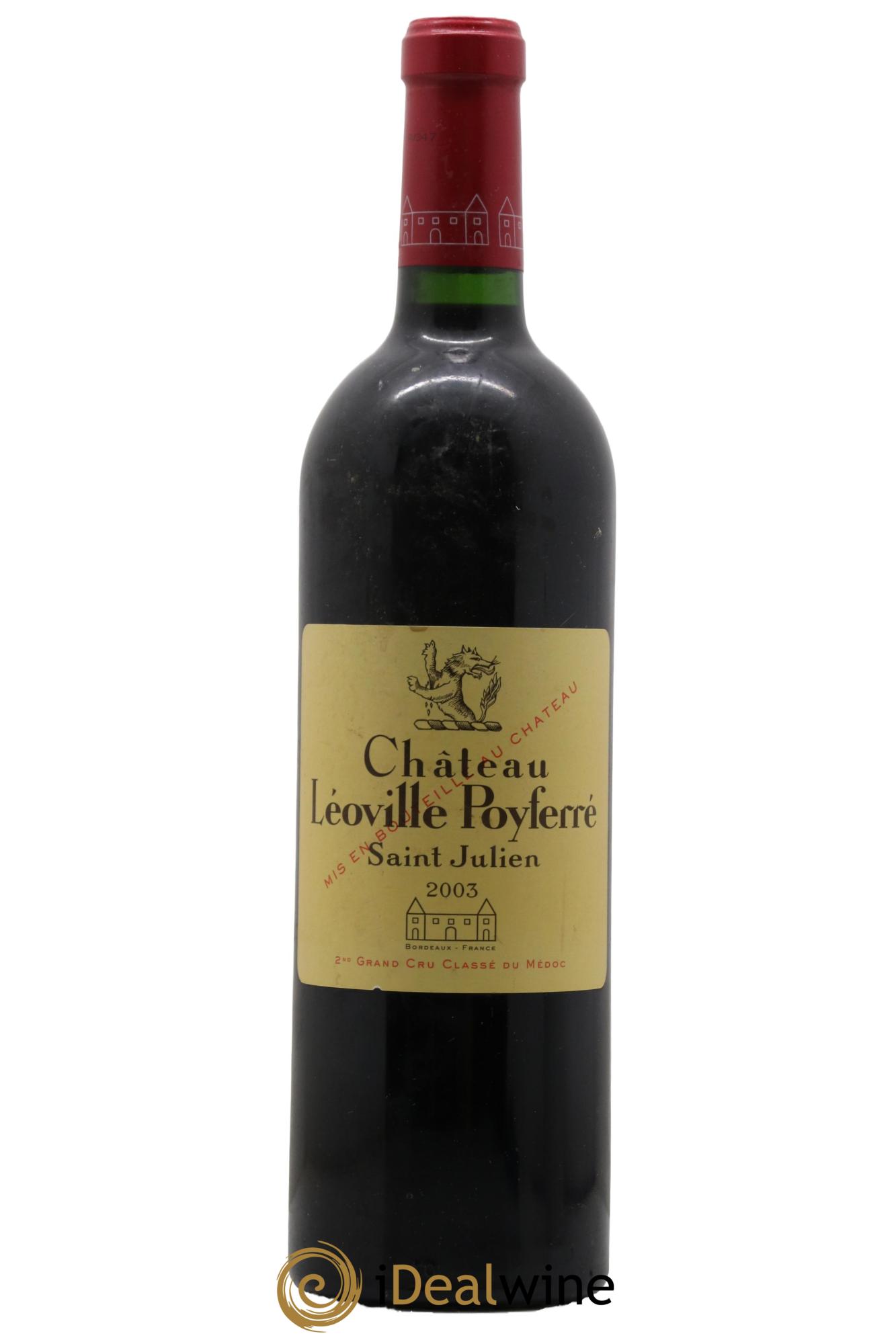 Château Léoville Poyferré 2ème Grand Cru Classé 2003 - Lotto di 1 bottiglia - 0