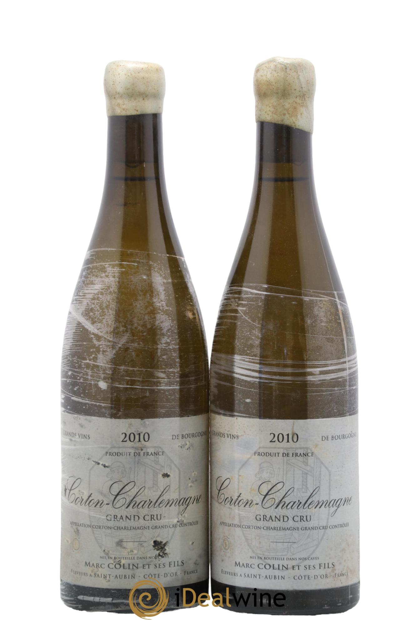 Corton-Charlemagne Grand Cru Domaine Marc Colin 2010 - Lot de 2 bouteilles - 0