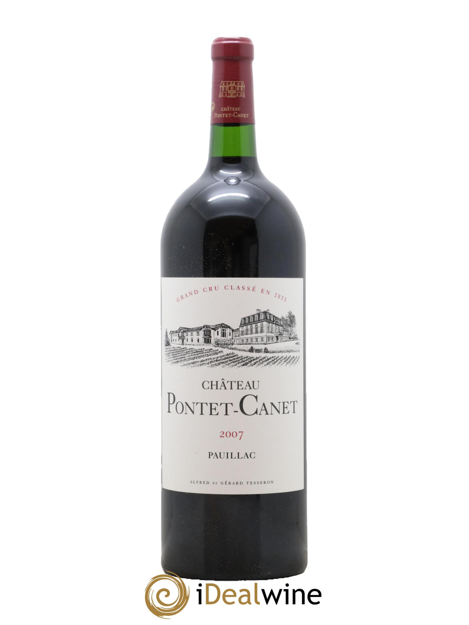 Château Pontet Canet 5ème Grand Cru Classé 2007 - Lot de 1 magnum - 0