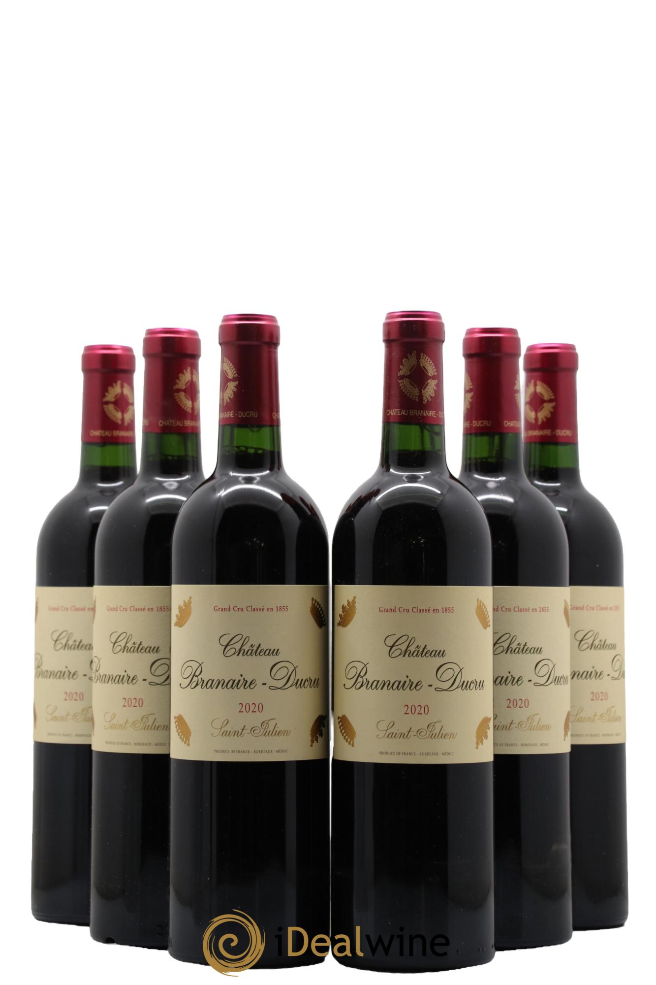 Château Branaire Ducru 4ème Grand Cru Classé 2020 - Lot de 6 bouteilles - 0