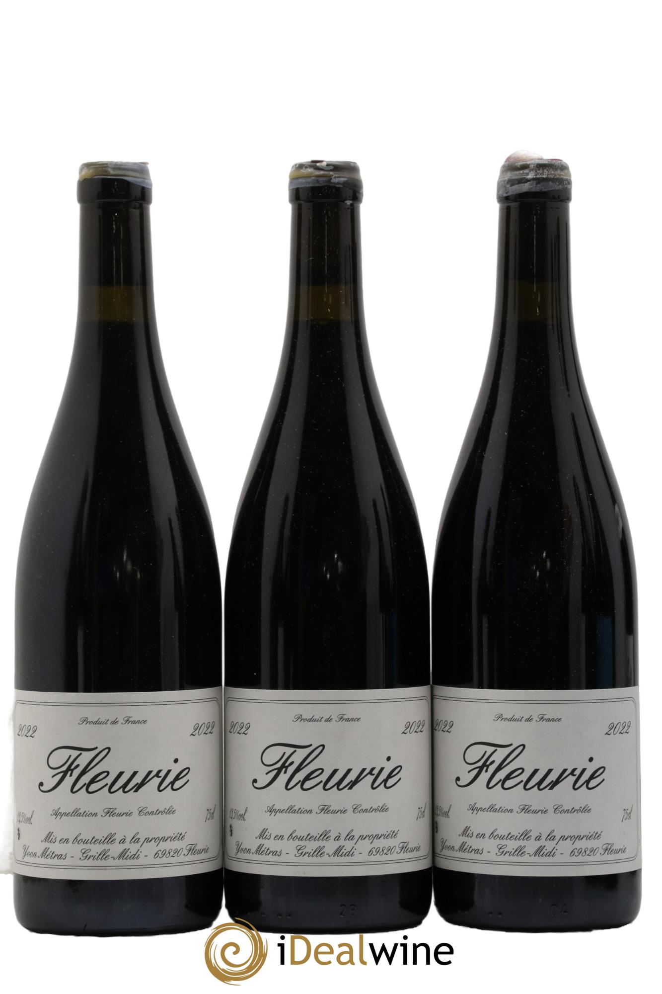 Fleurie Vieilles vignes Yvon Métras 2022 - Lot de 3 bouteilles - 0