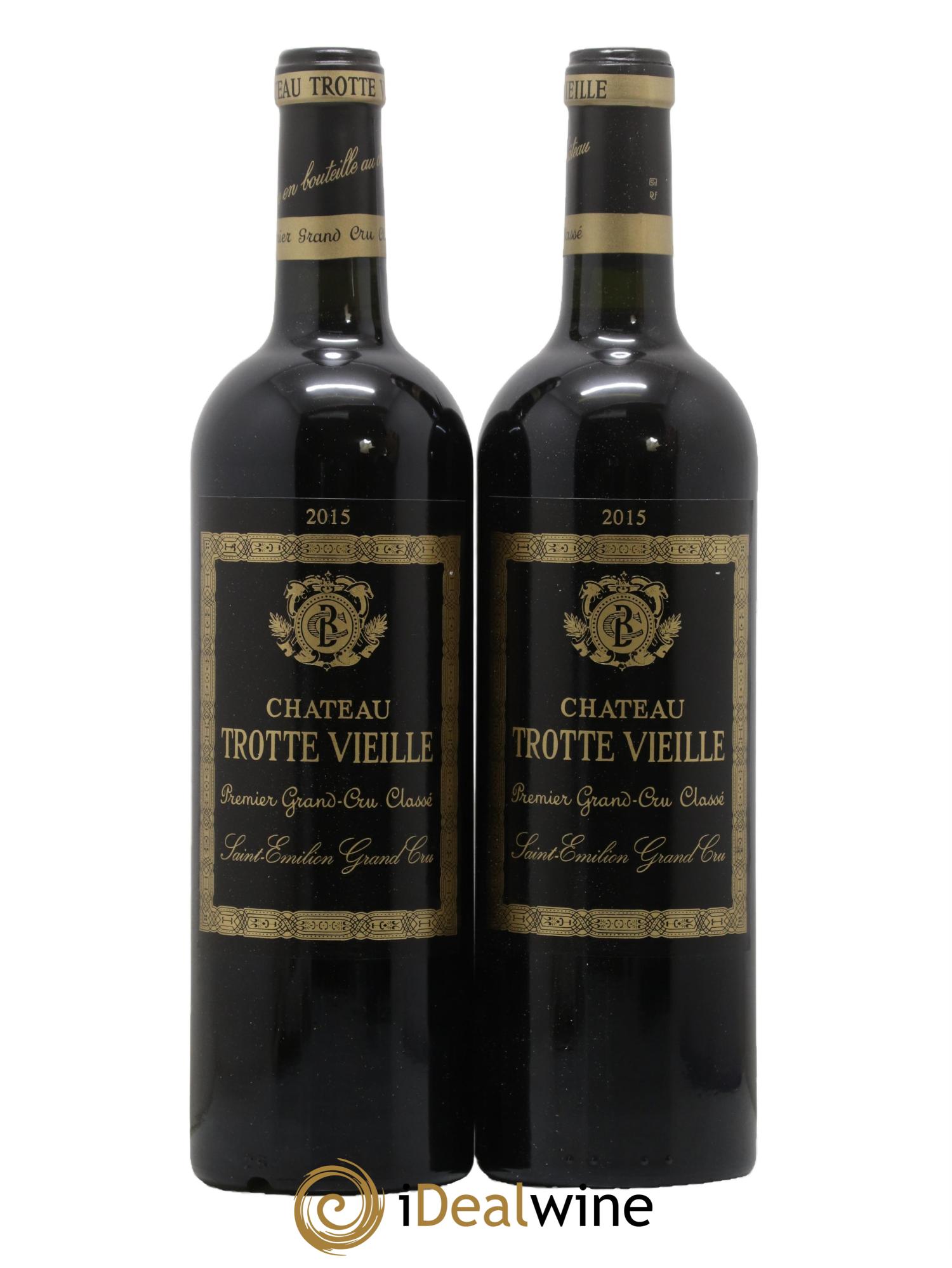 Château Trotte Vieille 1er Grand Cru Classé B 2015 - Posten von 2 Flaschen - 0