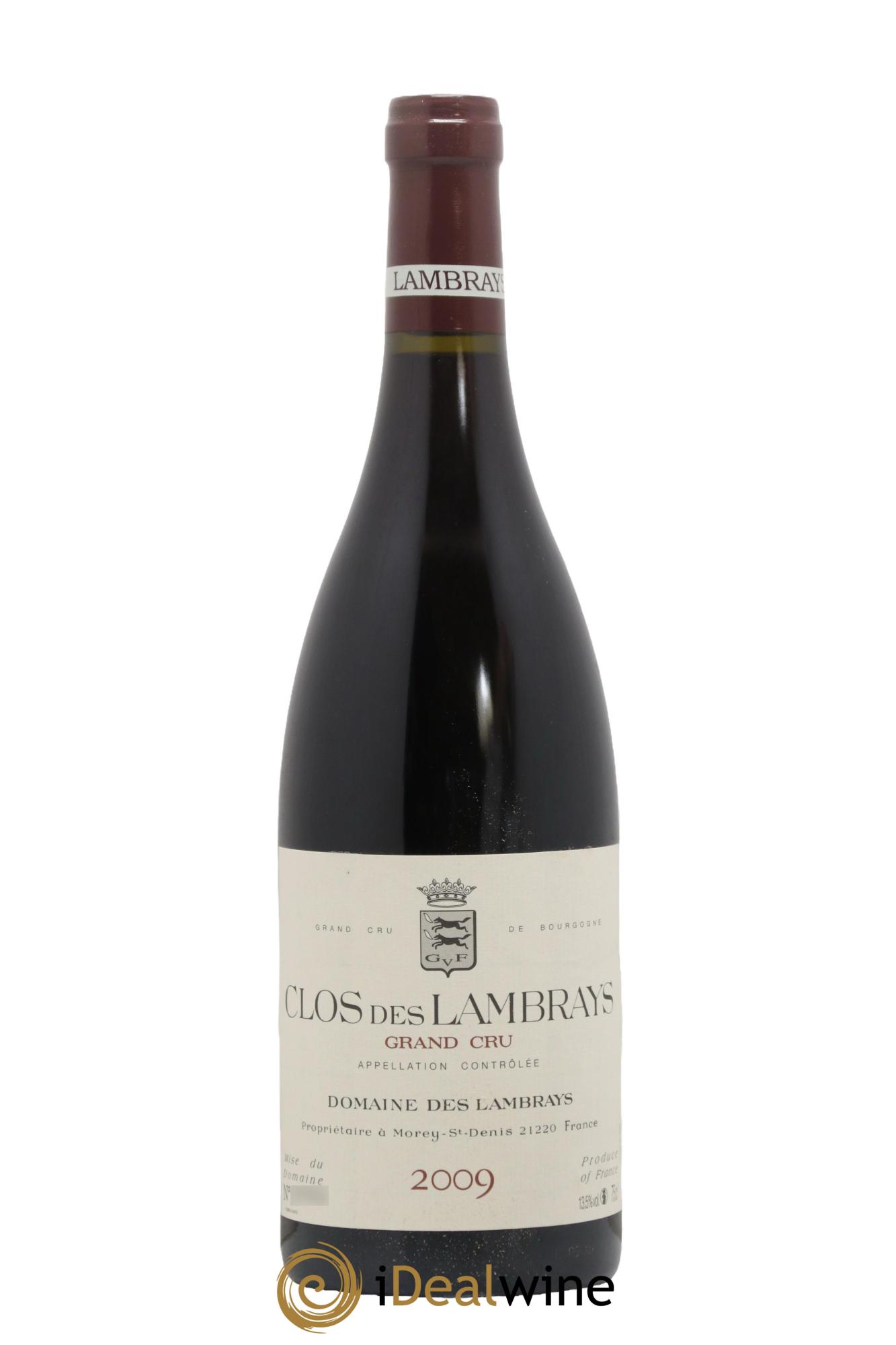 Clos des Lambrays Grand Cru Domaine des Lambrays 2009 - Lot of 1 bottle - 0