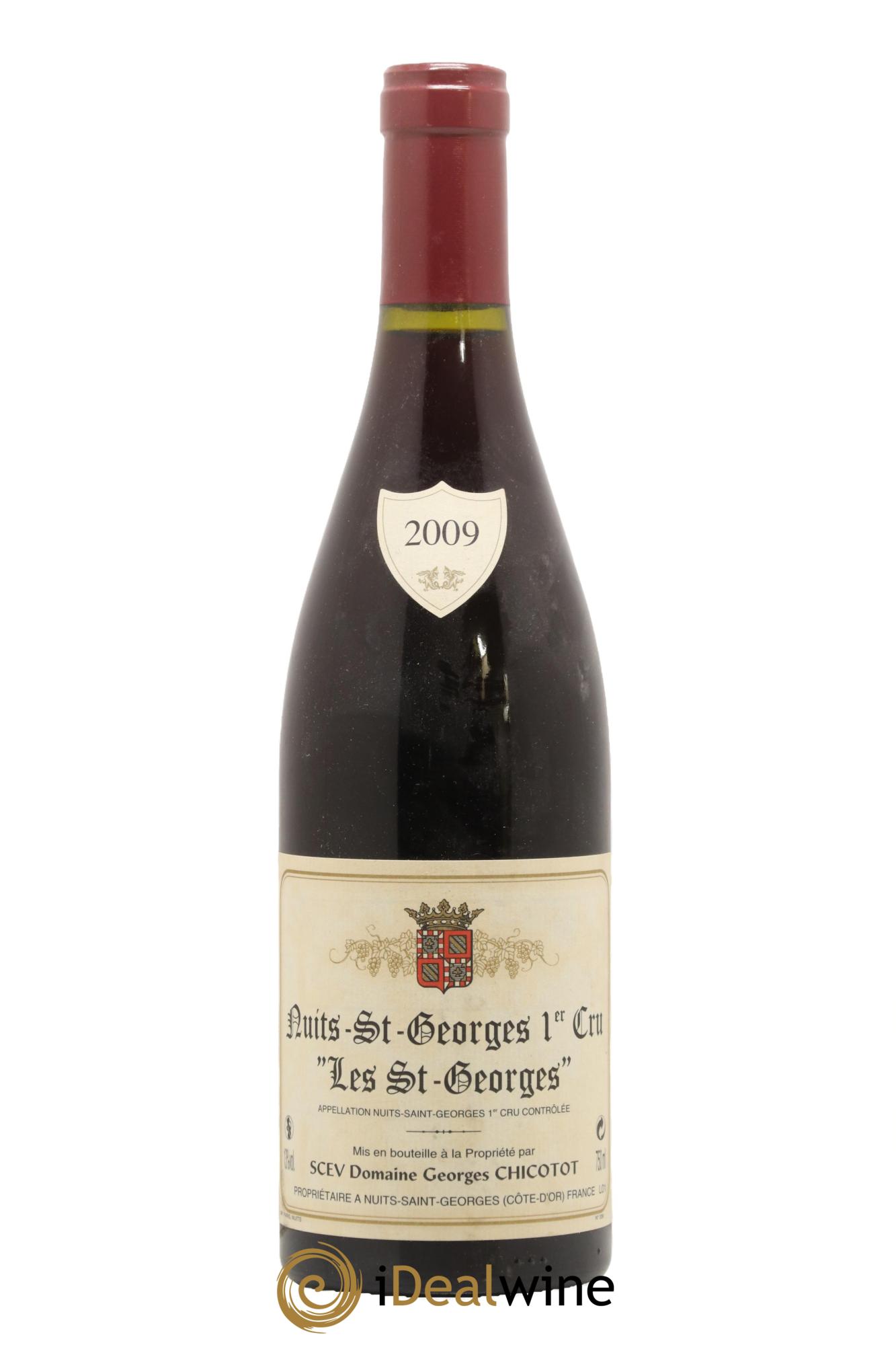 Nuits Saint-Georges 1er Cru Les Saint-Georges Chicotot 2009 - Posten von 1 Flasche - 0