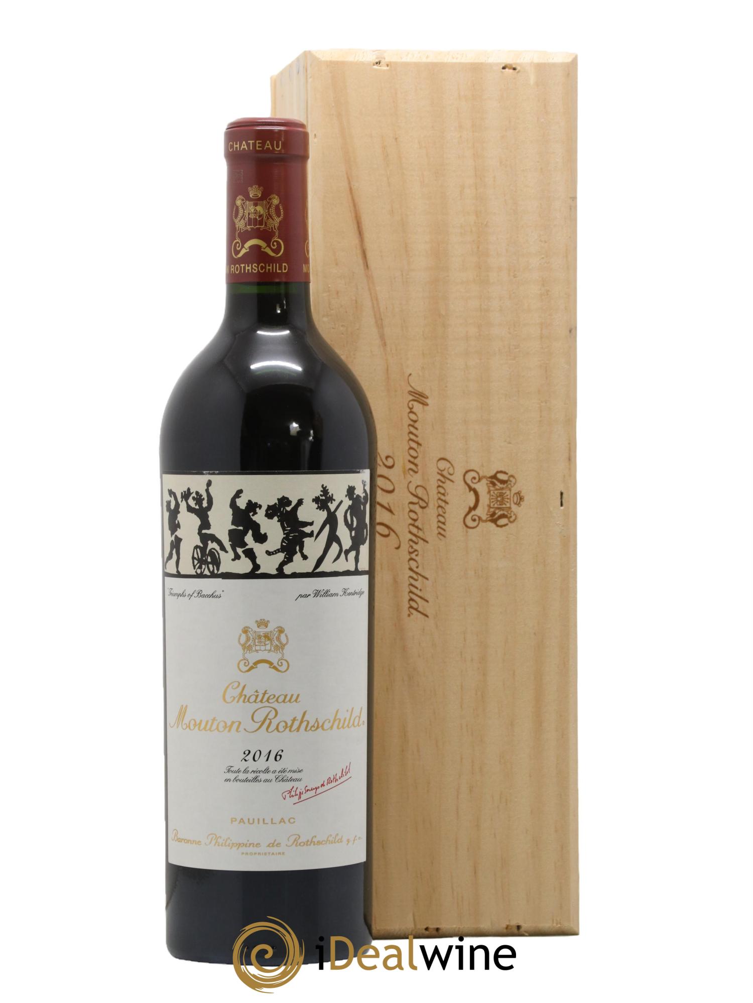 Château Mouton Rothschild 1er Grand Cru Classé 2016 - Posten von 1 Flasche - 0