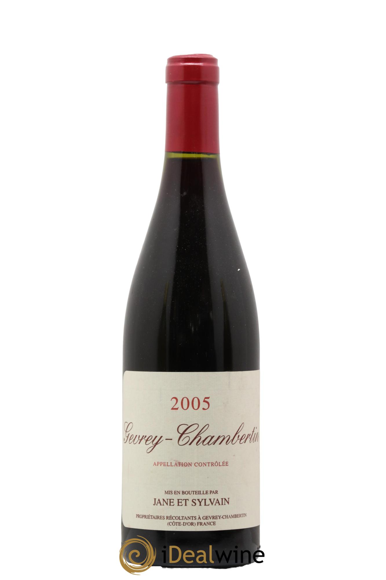 Gevrey-Chambertin Jane Et Sylvain 2005 - Lot de 1 bouteille - 0