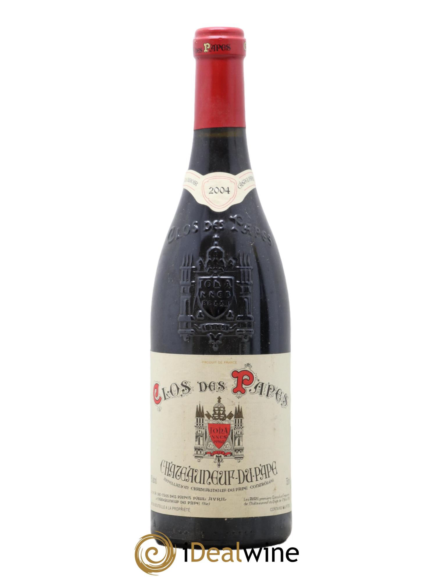 Châteauneuf-du-Pape Clos des Papes - Paul Avril 2004 - Lotto di 1 bottiglia - 0