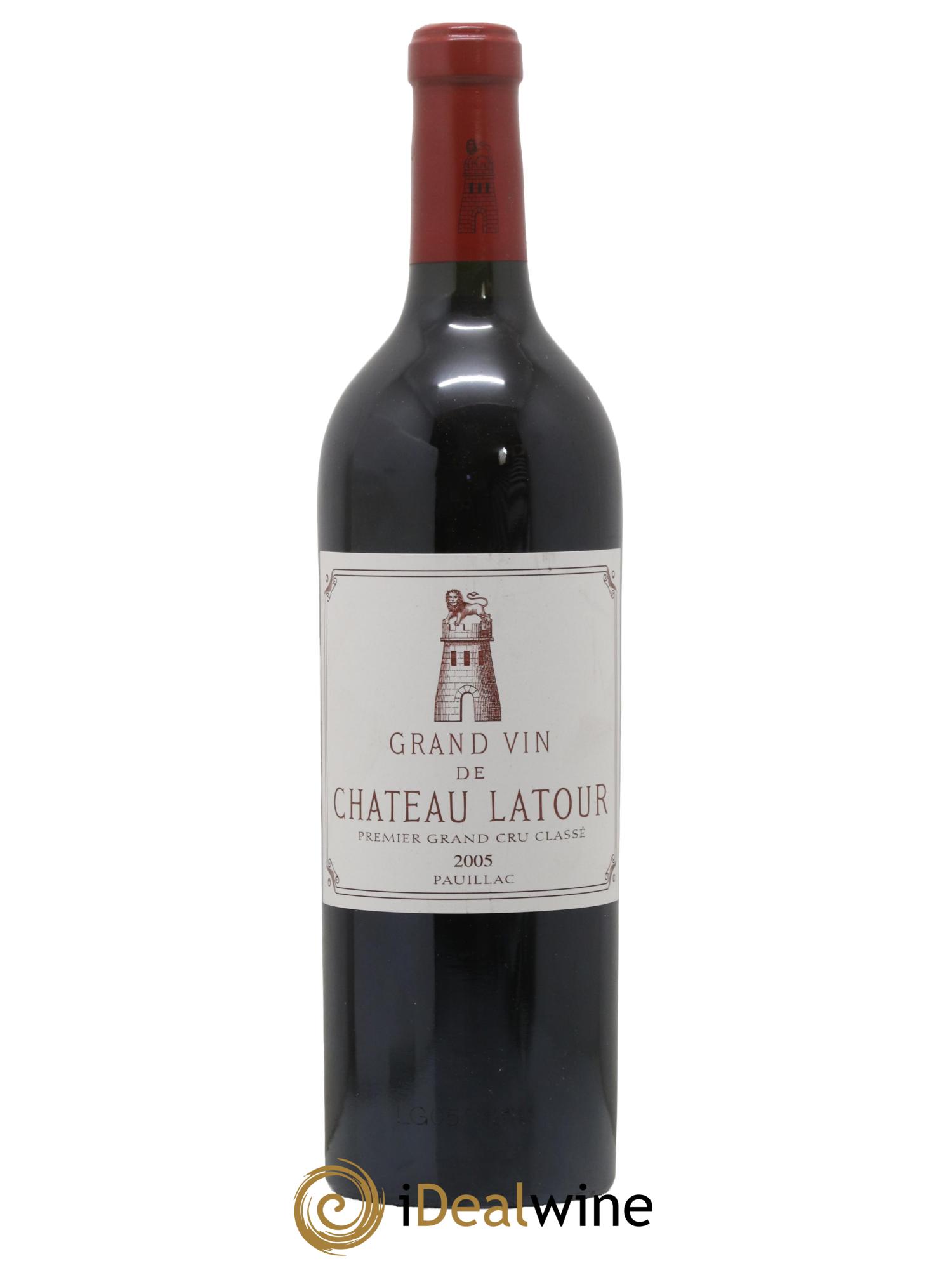 Château Latour 1er Grand Cru Classé 2005 - Lot de 1 bouteille - 0