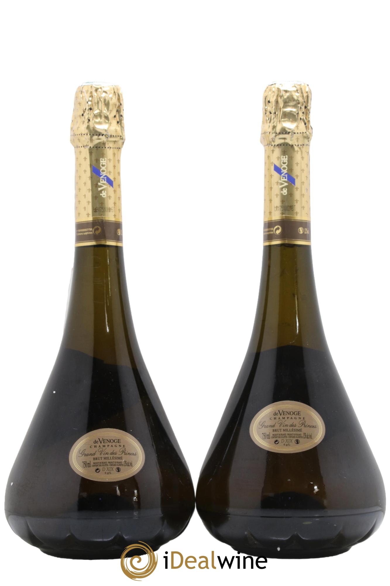 Cuvée des Princes De Venoge 1985 - Lot de 2 bouteilles - 1