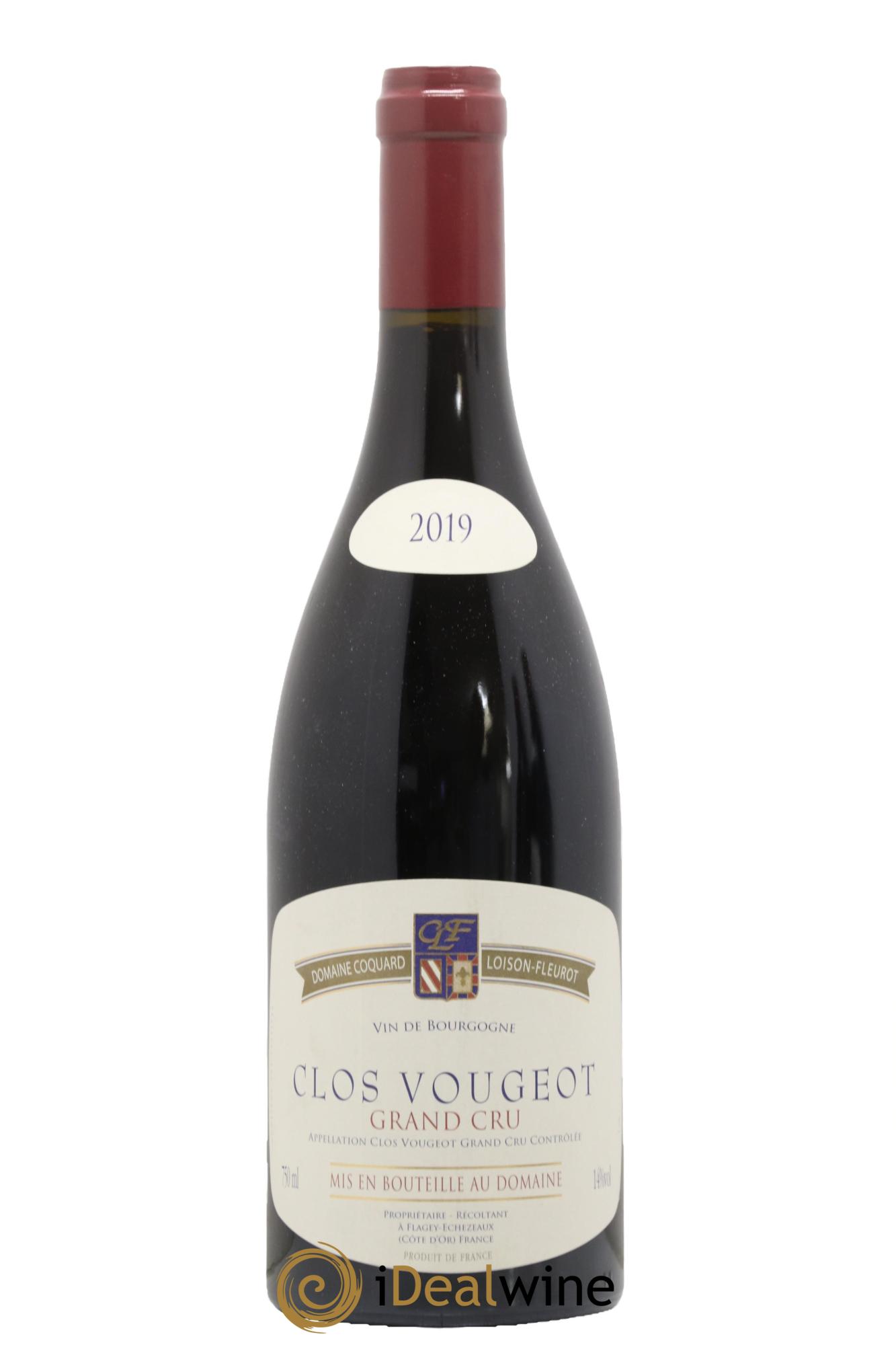 Clos de Vougeot Grand Cru Coquard Loison-Fleurot 2019 - Lot de 1 bouteille - 0