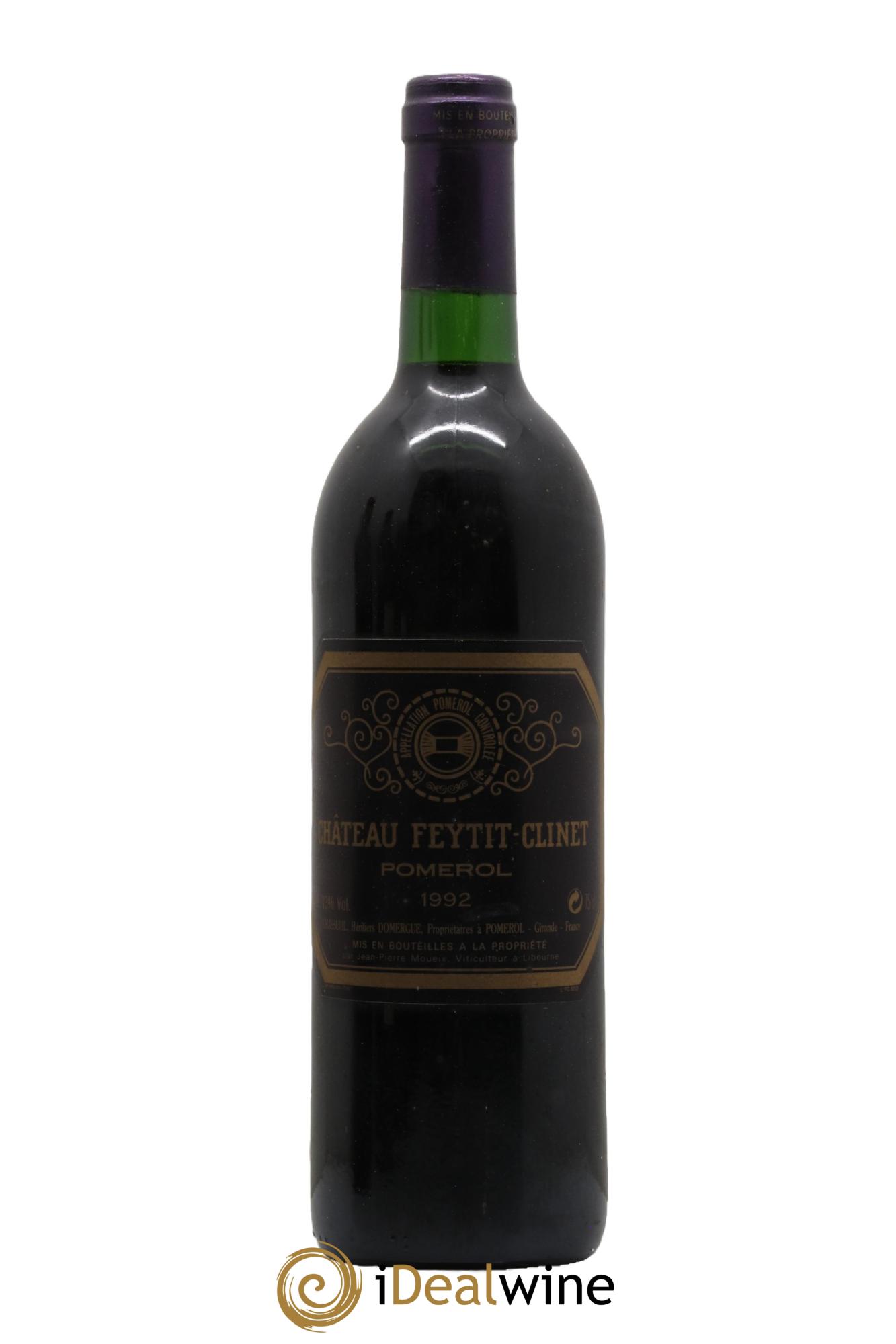 Château Feytit-Clinet 1992 - Lot de 1 bouteille - 0