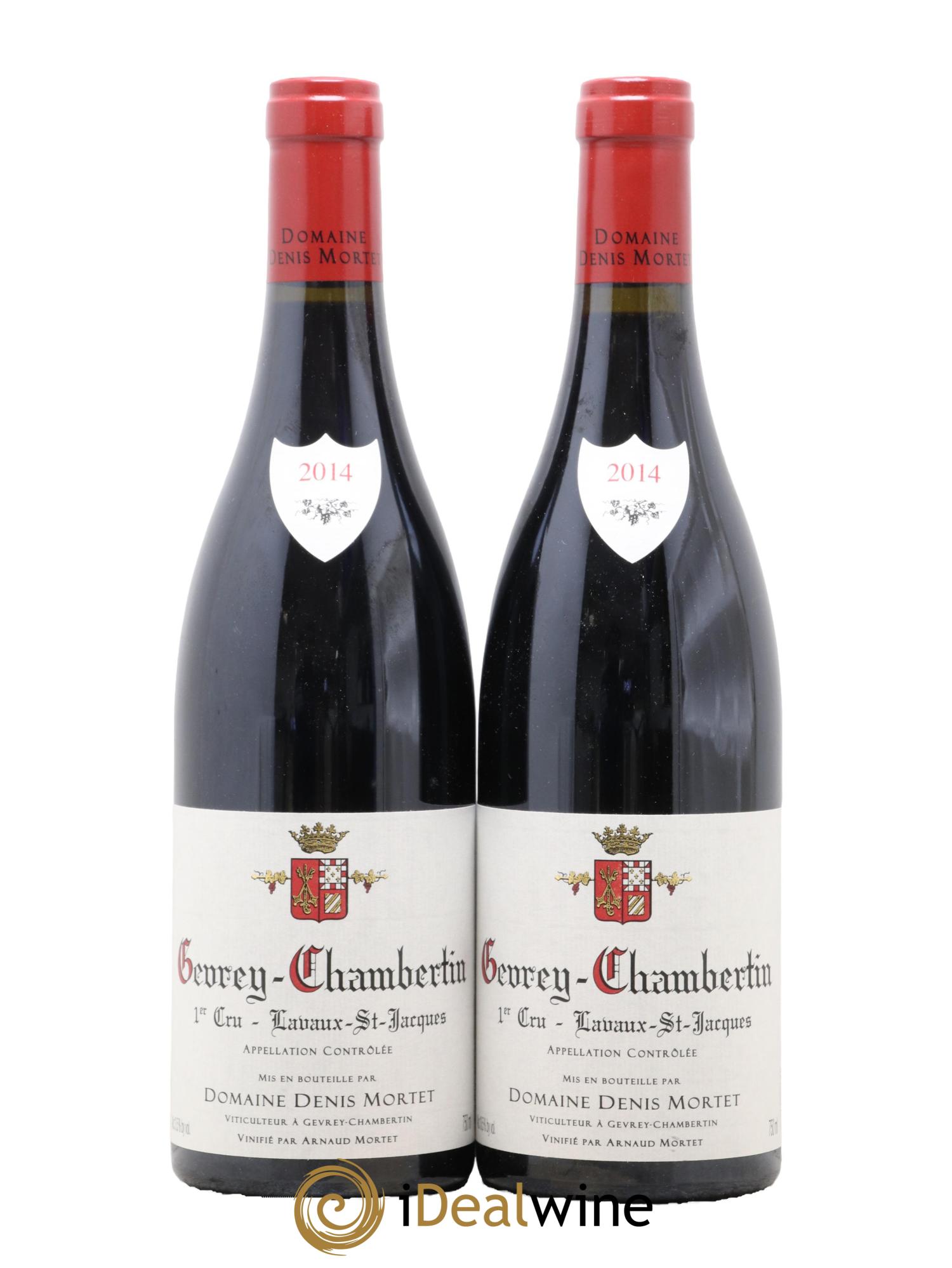 Gevrey-Chambertin 1er Cru Lavaux Saint Jacques Denis Mortet (Domaine) 2014 - Lot de 2 bouteilles - 0