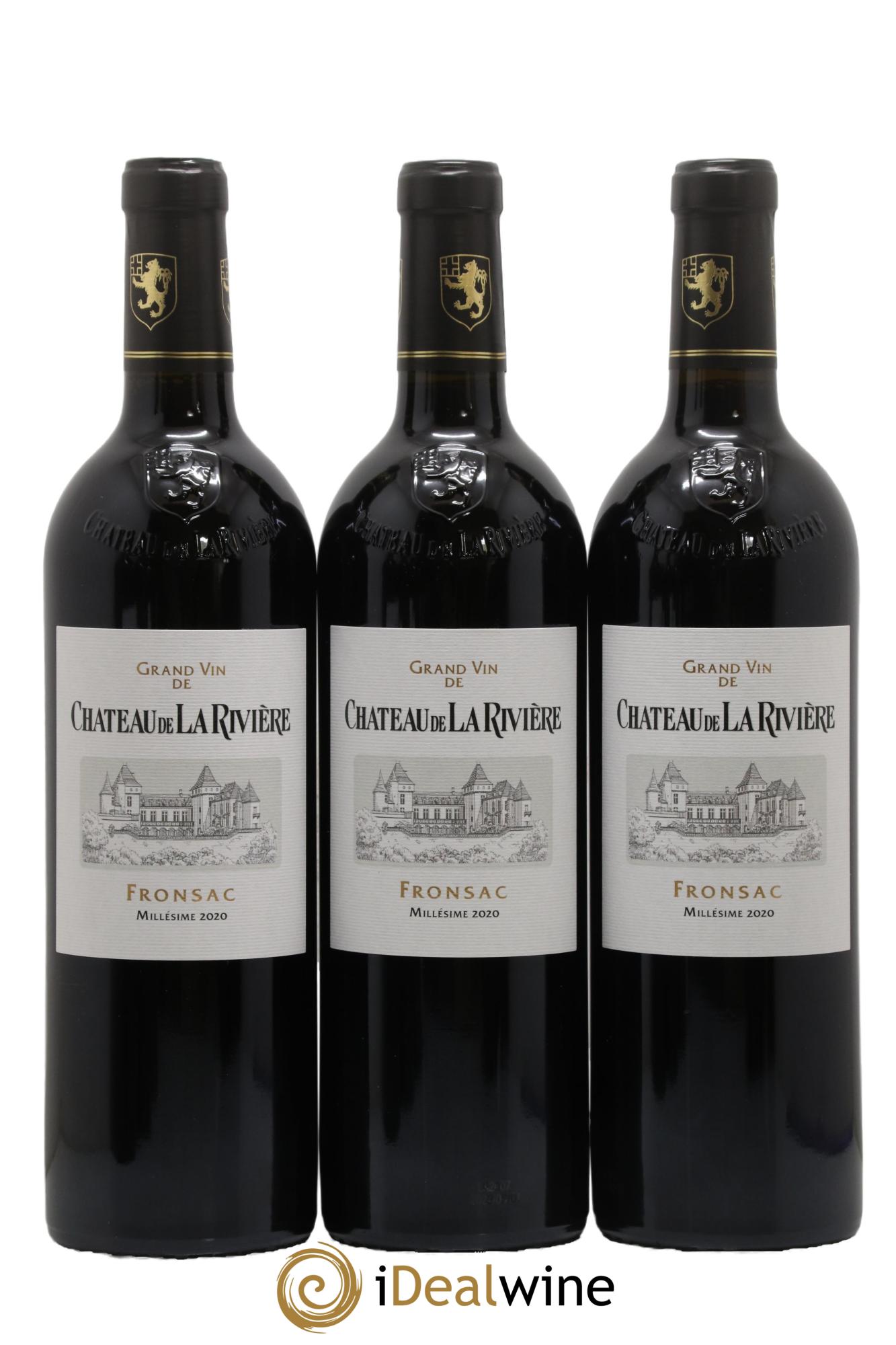 Château de La Rivière  2020 - Lot de 6 bouteilles - 2