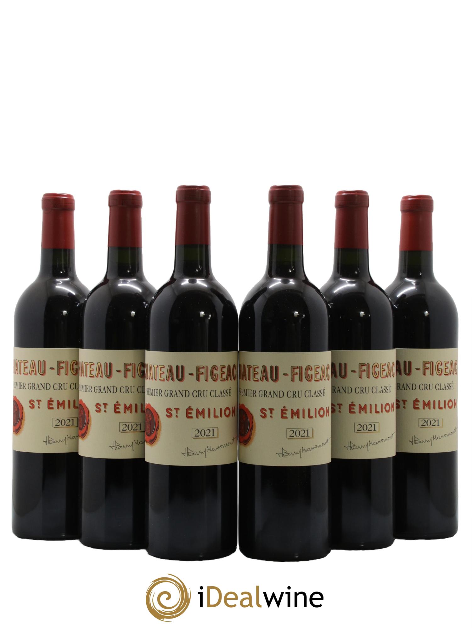 Château Figeac 1er Grand Cru Classé A 2021 - Lot de 6 bouteilles - 0