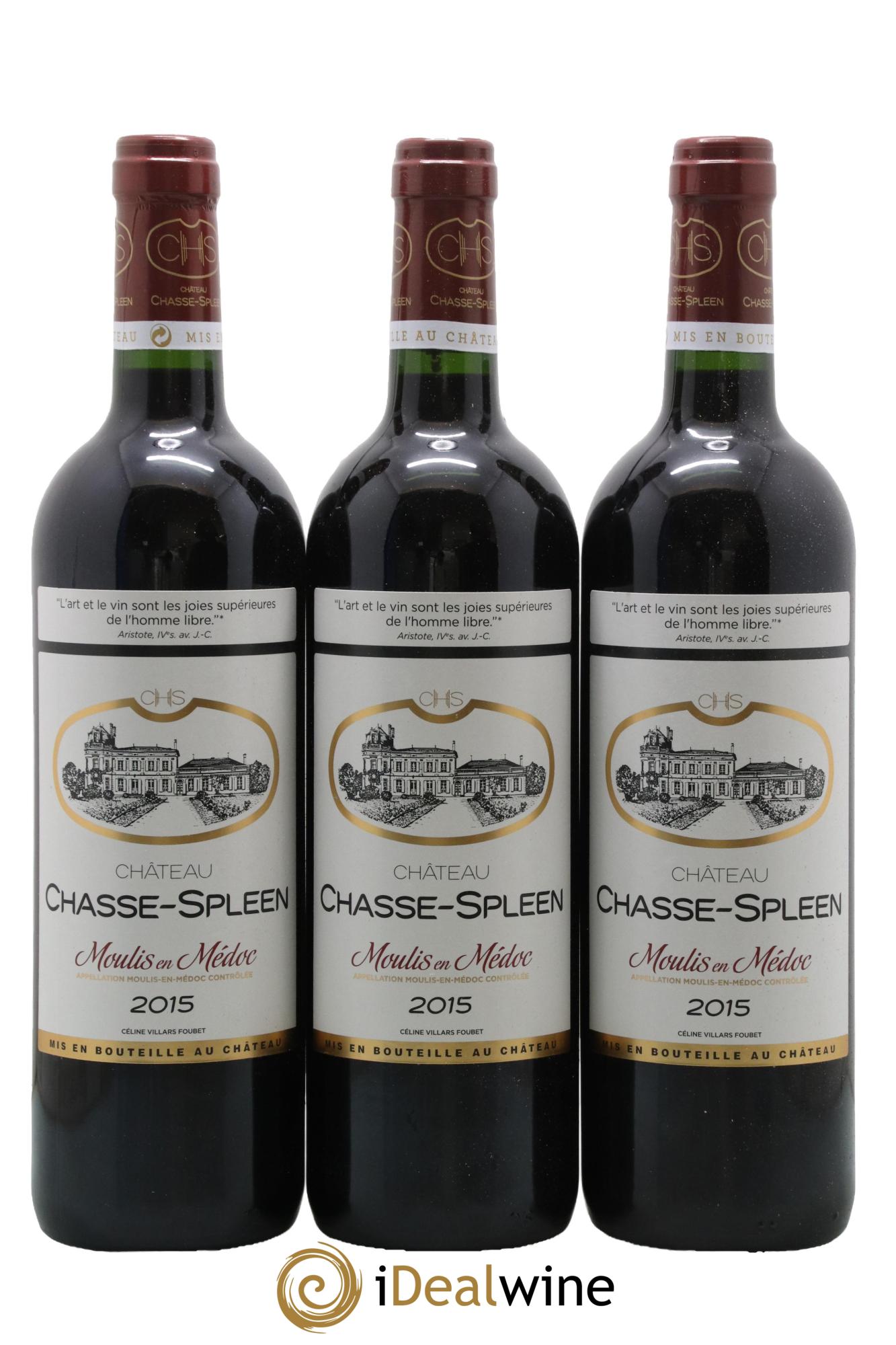 Château Chasse Spleen 2015 - Lot de 6 bouteilles - 1