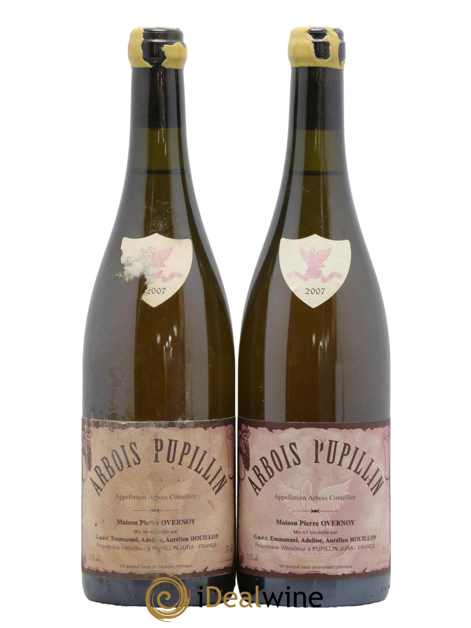 Arbois Pupillin Savagnin (cire jaune) Overnoy-Houillon (Domaine) 2007 - Lot de 2 bouteilles - 0