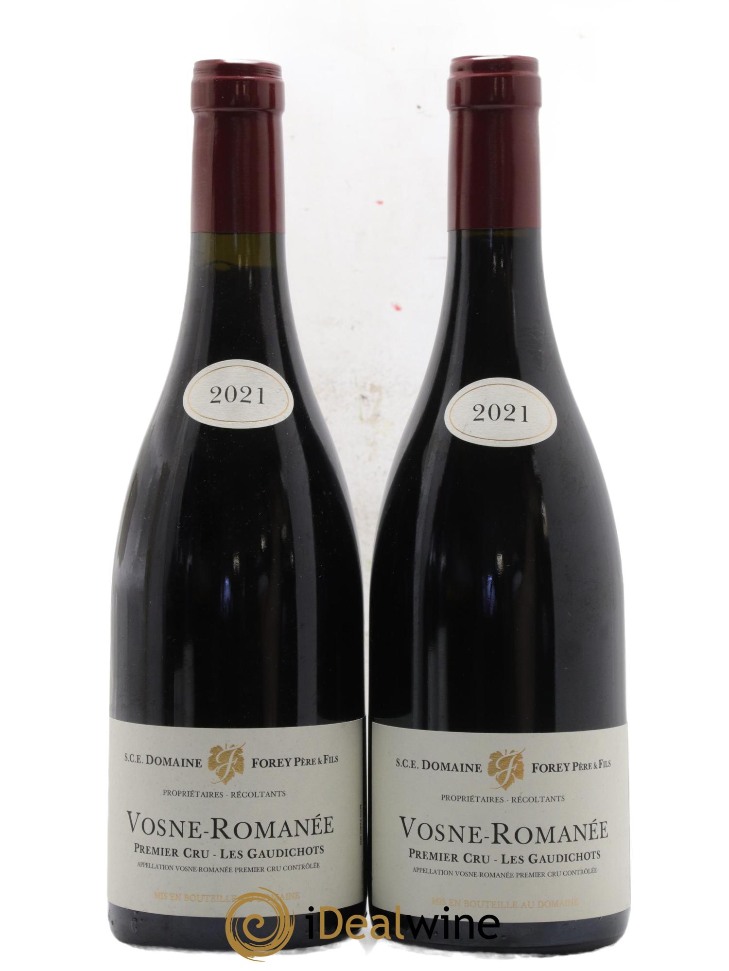 Vosne-Romanée 1er Cru Les Gaudichots Forey Père et Fils (Domaine) 2021 - Lotto di 2 bottiglie - 0