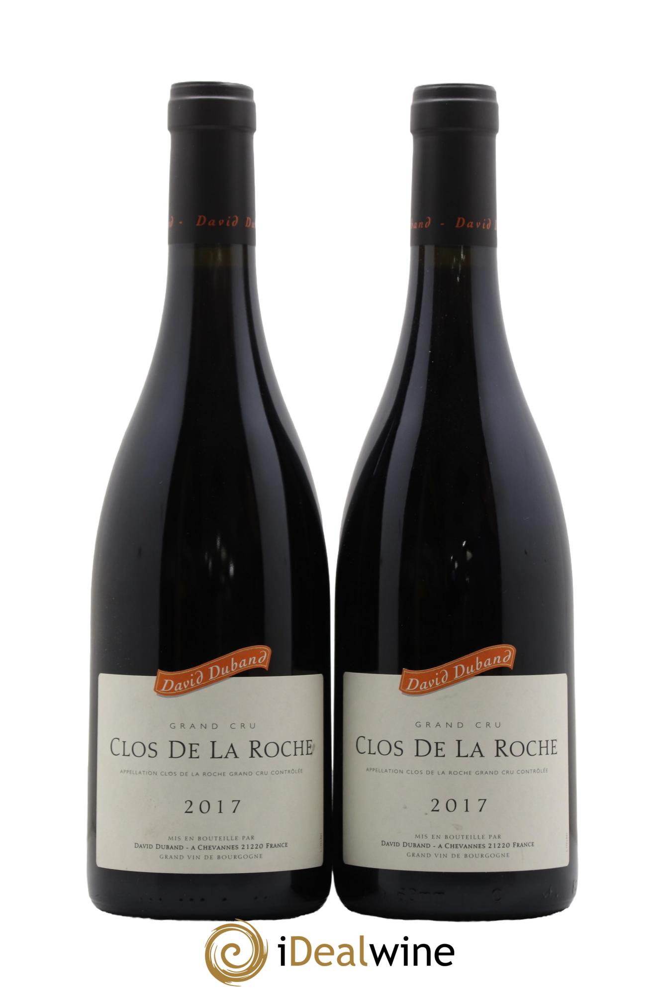 Clos de la Roche Grand Cru David Duband (Domaine)  2017 - Lotto di 2 bottiglie - 0