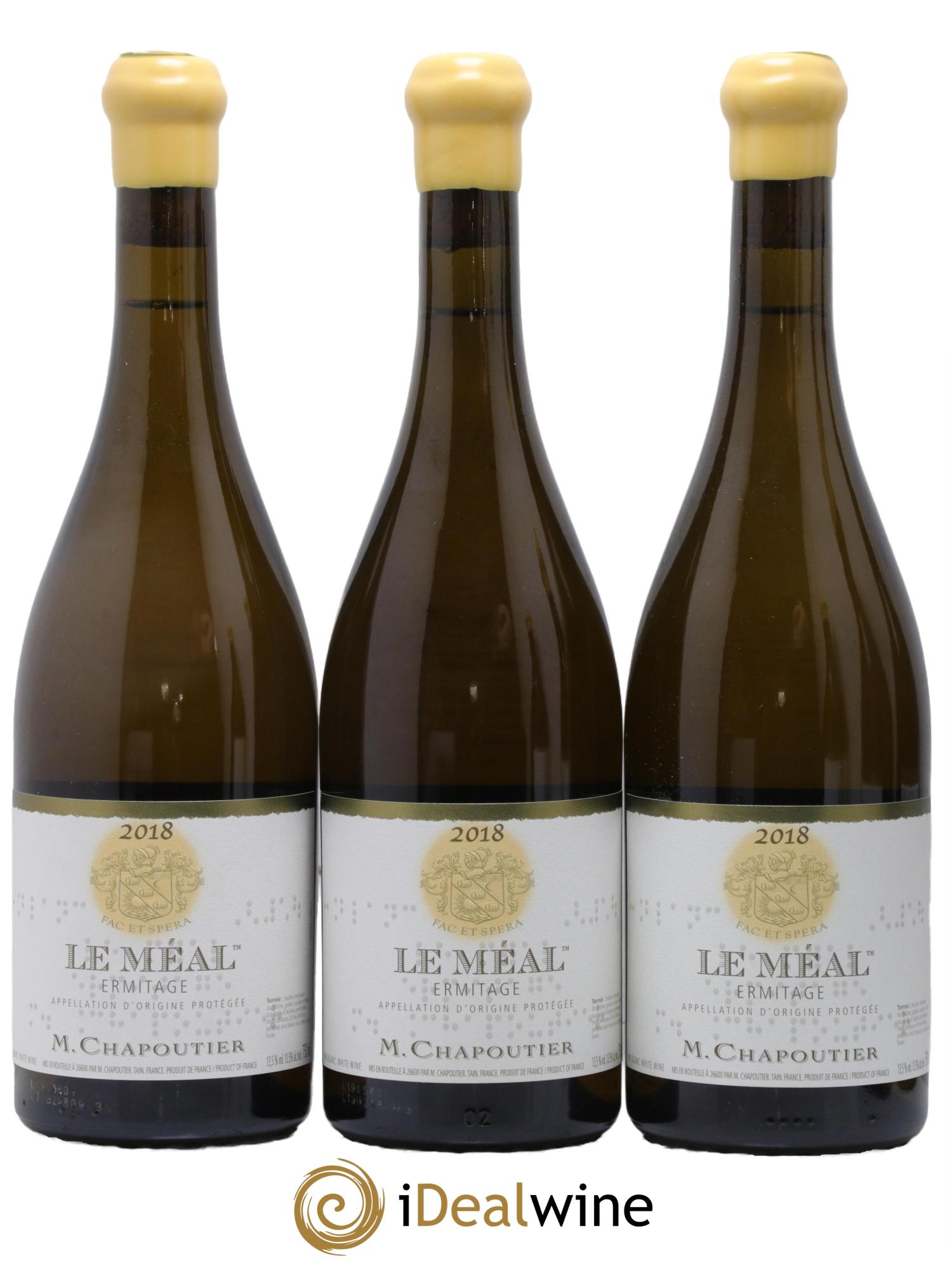 Hermitage Ermitage Le Méal Chapoutier 2018 - Lotto di 6 bottiglie - 1