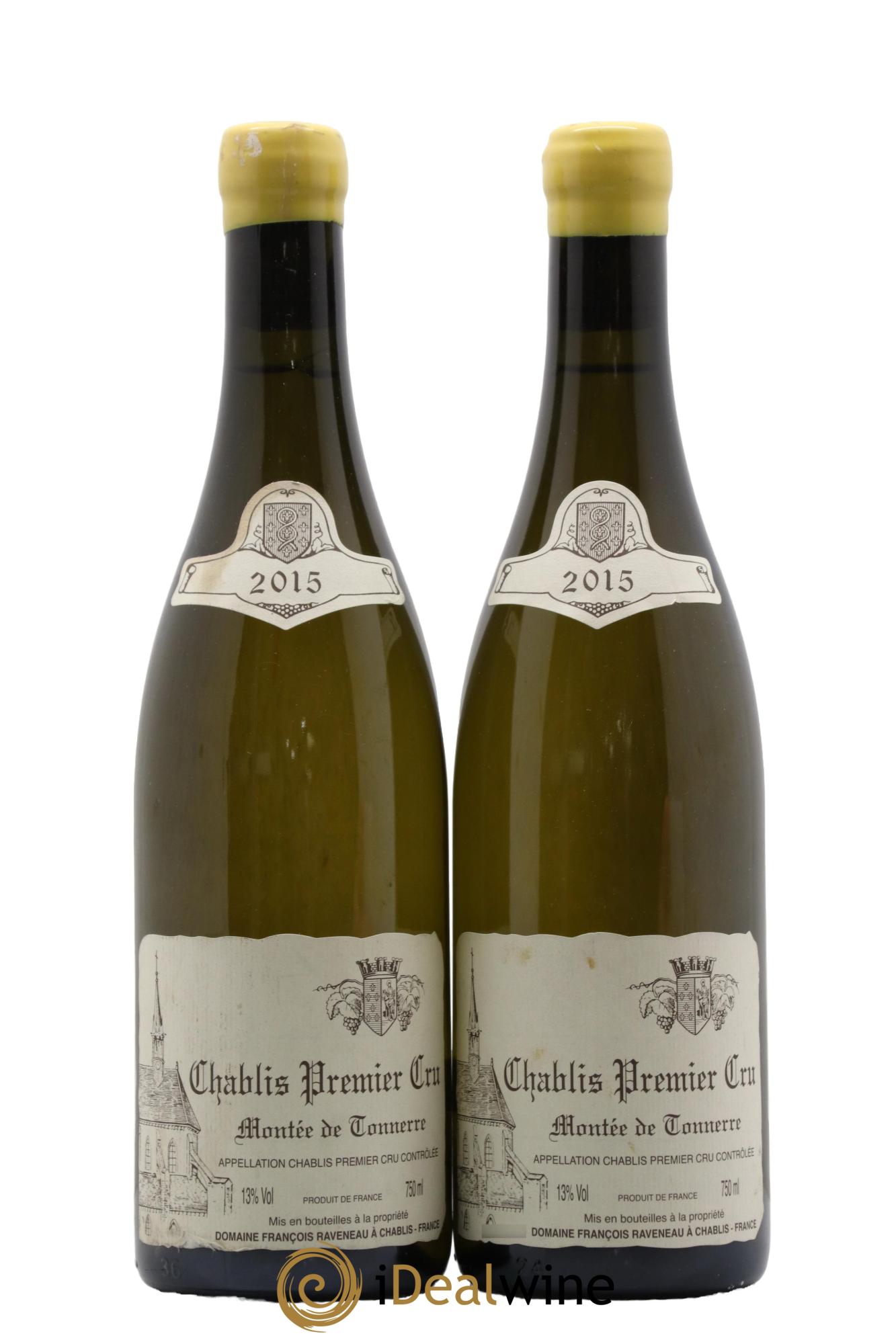 Chablis 1er Cru Montée de Tonnerre Raveneau (Domaine) 2015 - Lot of 2 bottles - 0