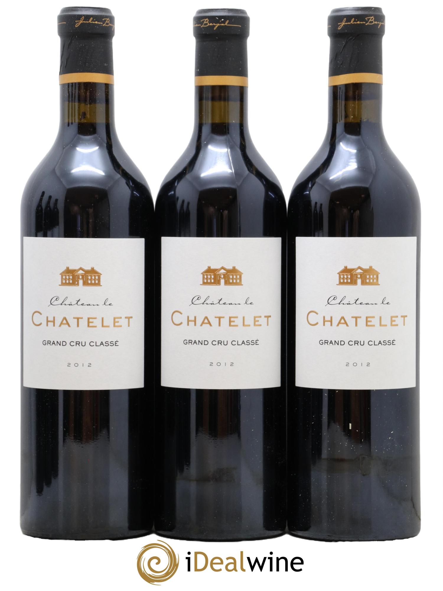 Saint-Émilion Grand Cru Chateau Le Chatelet 2012 - Lot of 6 bottles - 1