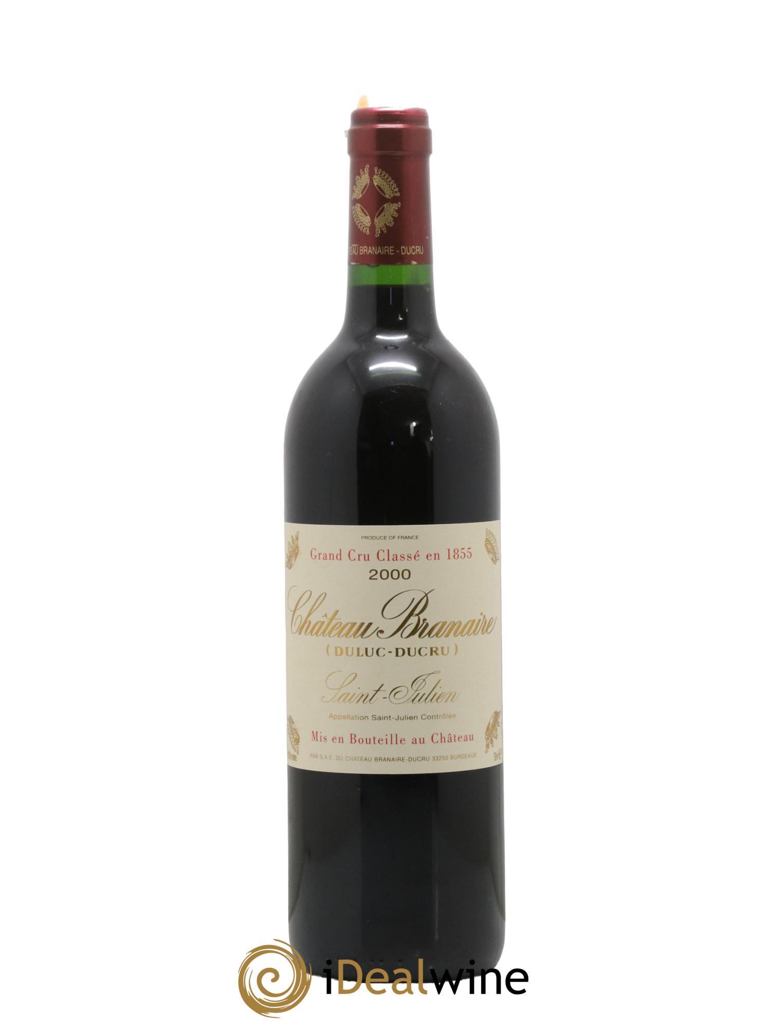 Château Branaire Ducru 4ème Grand Cru Classé 2000 - Posten von 1 Flasche - 0